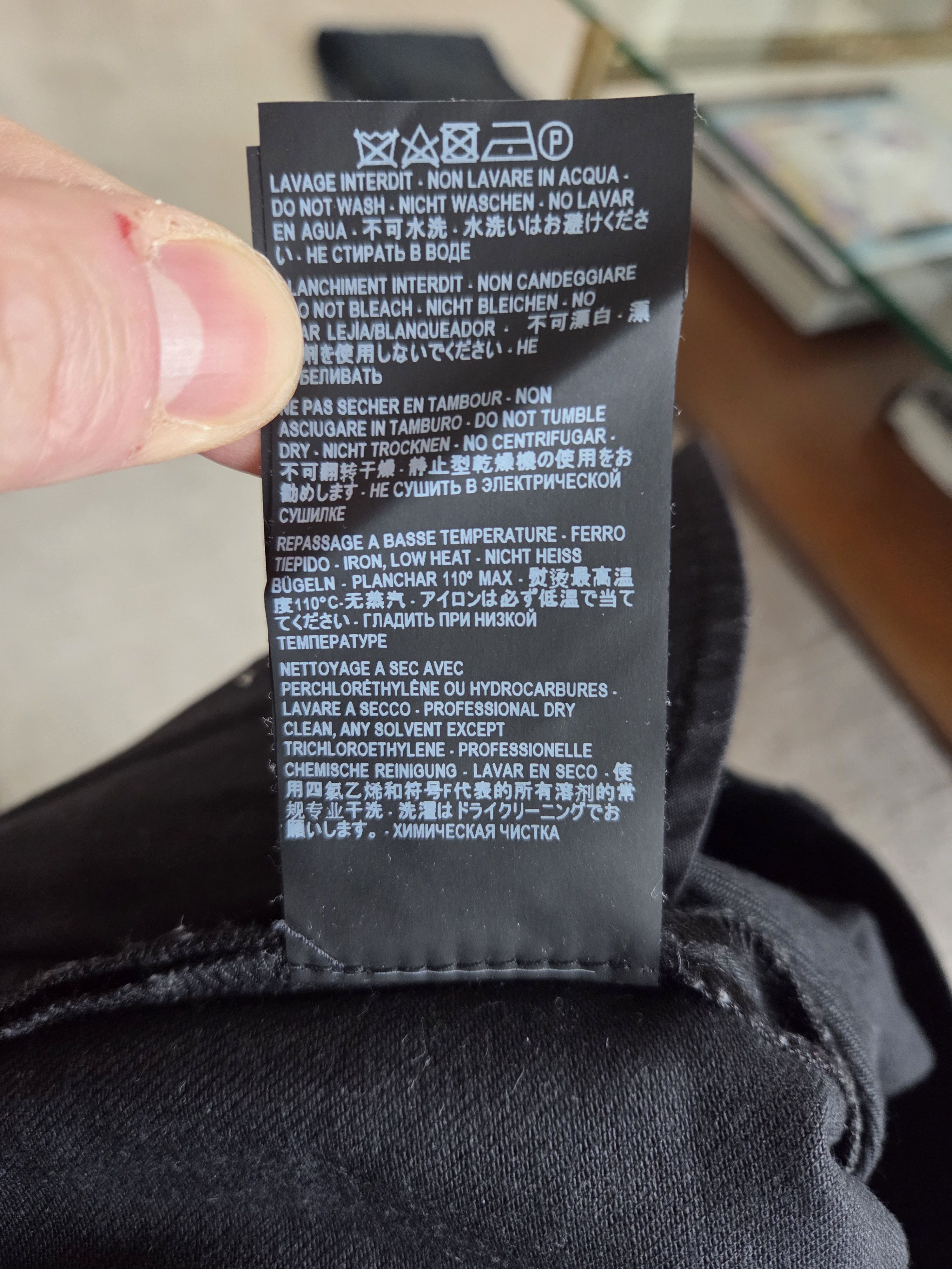 Yves Saint Laurent Ysl black denim jeans Size US 33 - 1 Thumbnail
