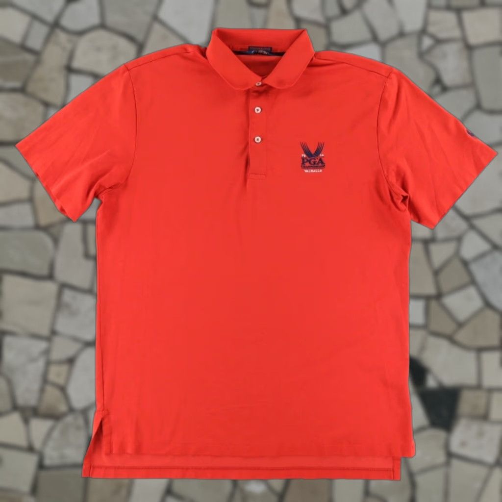 Polo Ralph Lauren Polo Ralph Lauren PGA 2014 Valhalla Stretch Polo Shirt Red Men's L Shirt Size US L / EU 52-54 / 3 - 1 Thumbnail
