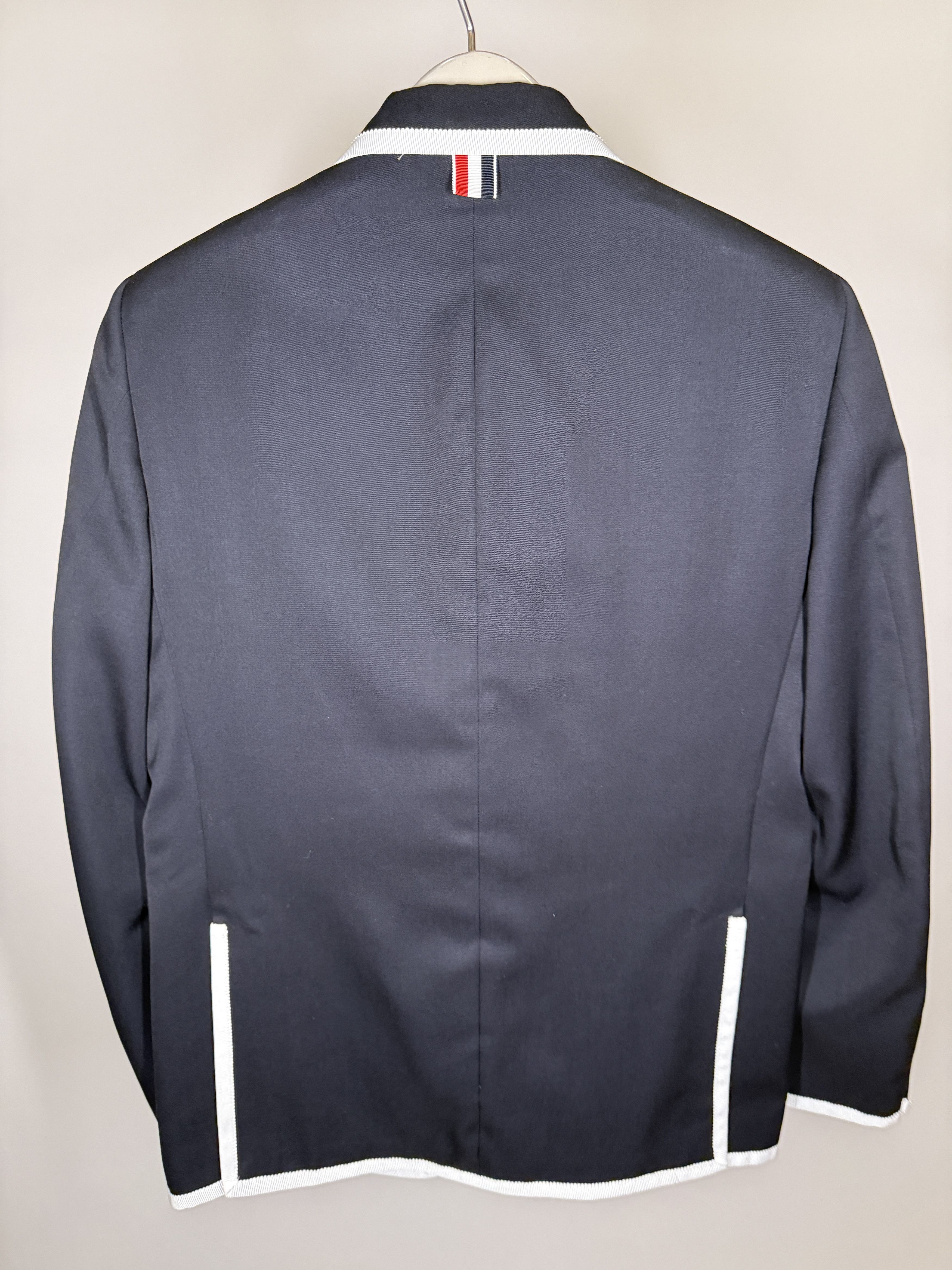 Thom Browne Thom Browne blazer with grosgrain trim Size 40R - 4 Thumbnail