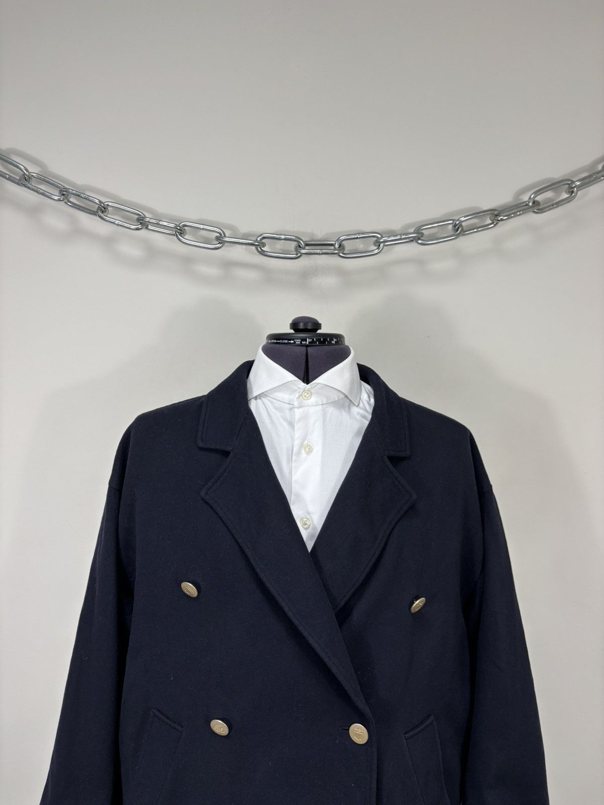 Valentino Vintage Valentino 1980s Wool Cashmere Double Breasted Coat Size US M / EU 48-50 / 2 - 2 Thumbnail