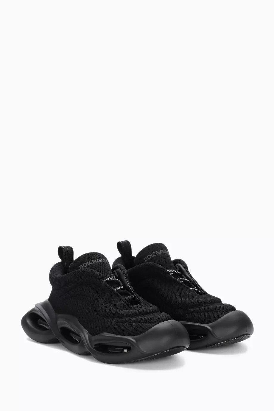 Dolce & Gabbana o1y0925 Shell Low-Top Sneakers in Black Size US 6 / IT 36 - 2 Thumbnail