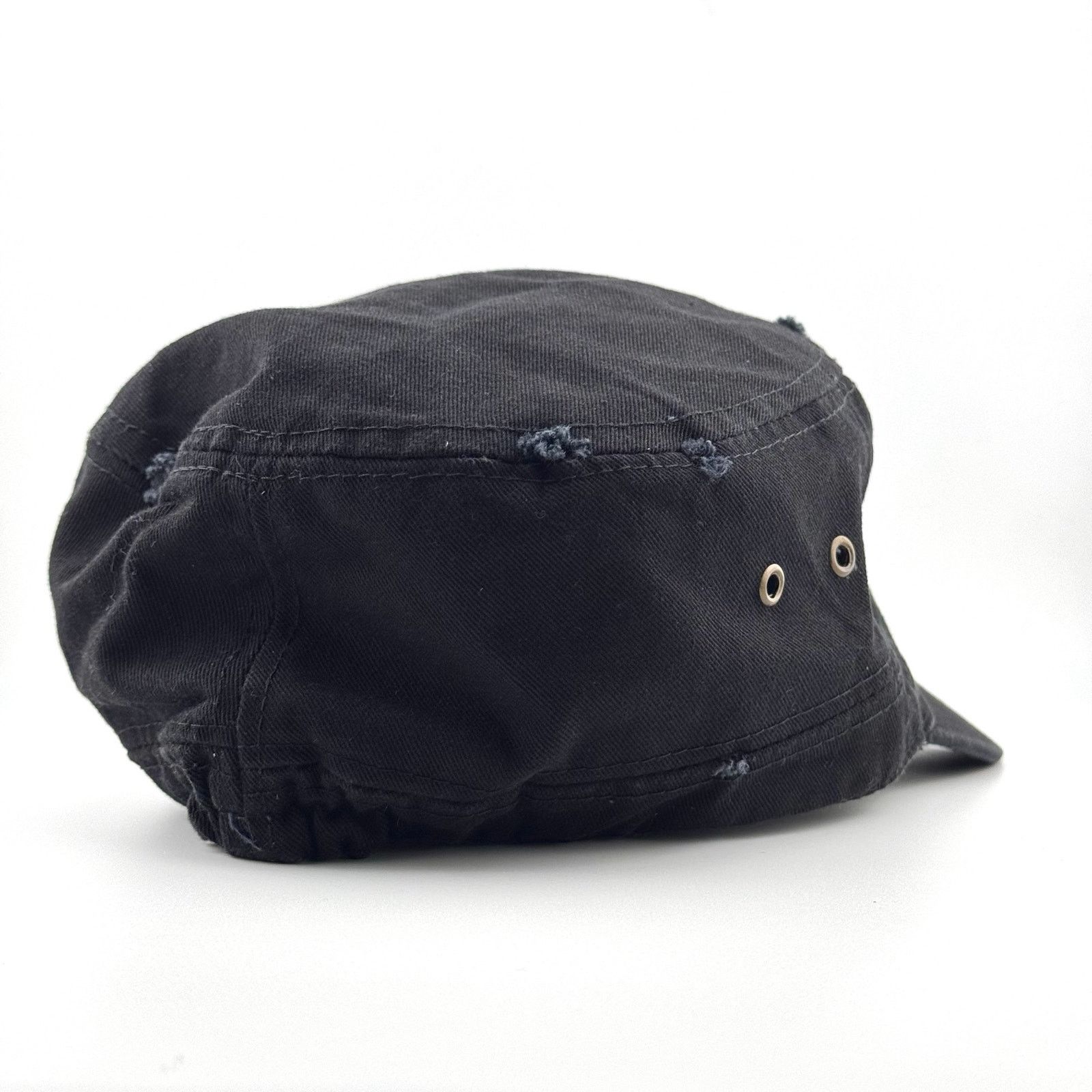 Japanese Brand Blank Distressed Military Vintage Hat Patrol Cadet Work Cap Size ONE SIZE - 3 Thumbnail
