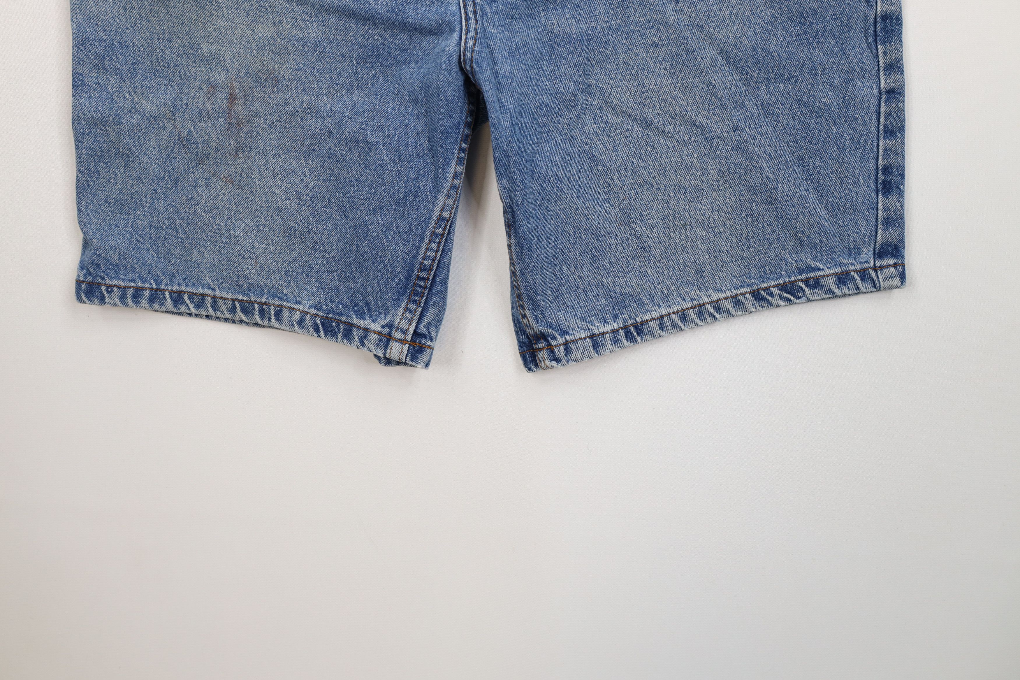 Vintage Vintage 90s Streetwear Above Knee Denim Jean Shorts Jorts Size US 36 / EU 52 - 4 Thumbnail