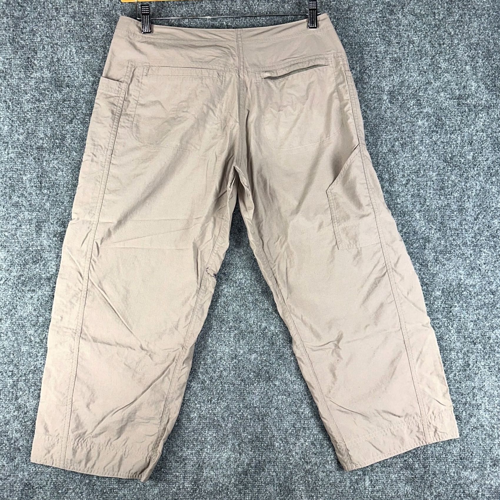 Mountain Hardwear VINTAGE Mountain Hardwear Pants Womens 8 Brown Nylon Zip Fly Pockets Logo Crop Size 30" / US 8 / IT 44 - 6 Thumbnail