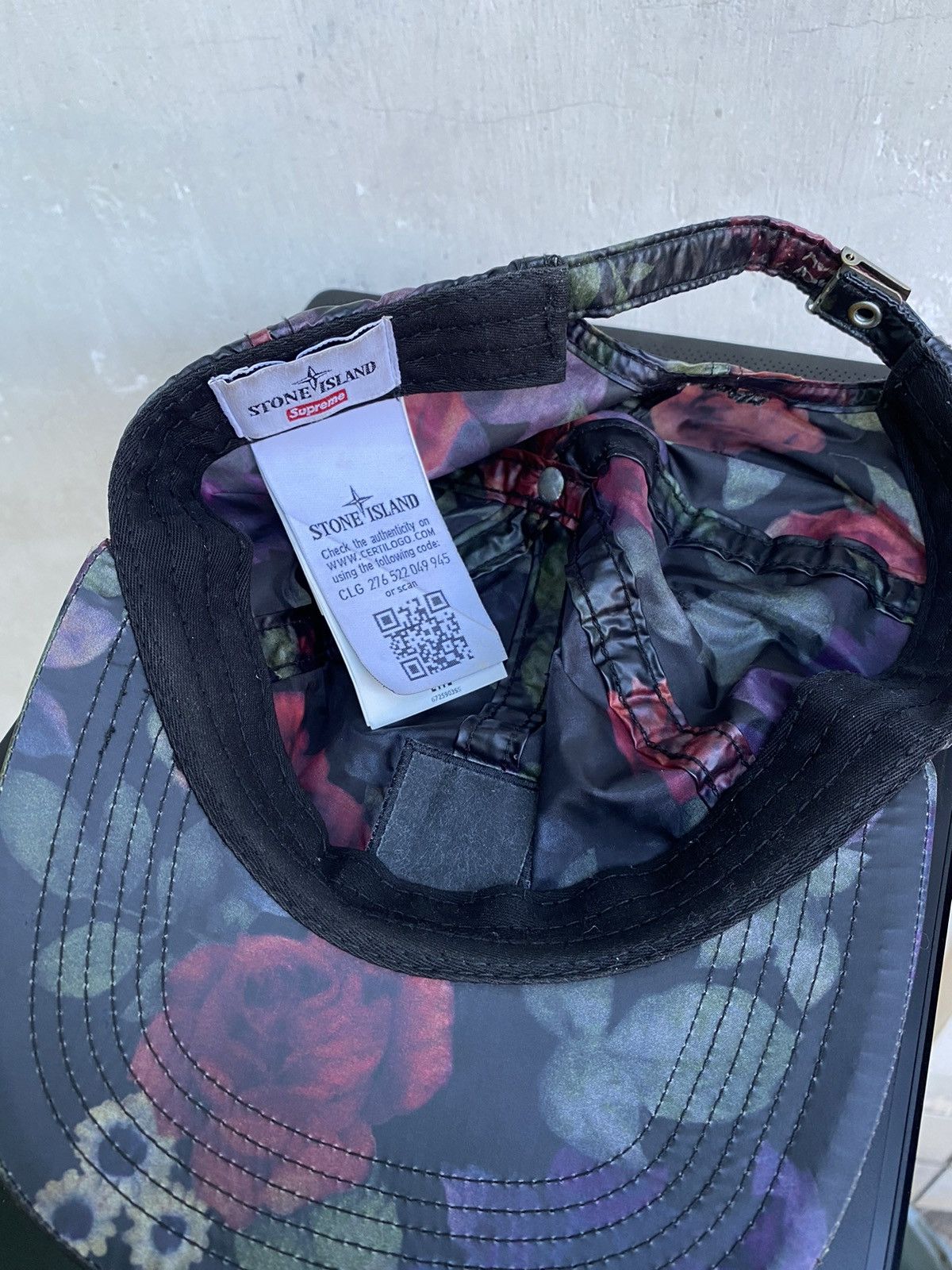 Stone Island × Supreme Stone Island X Supreme Floral Cap OS Size ONE SIZE - 13 Thumbnail