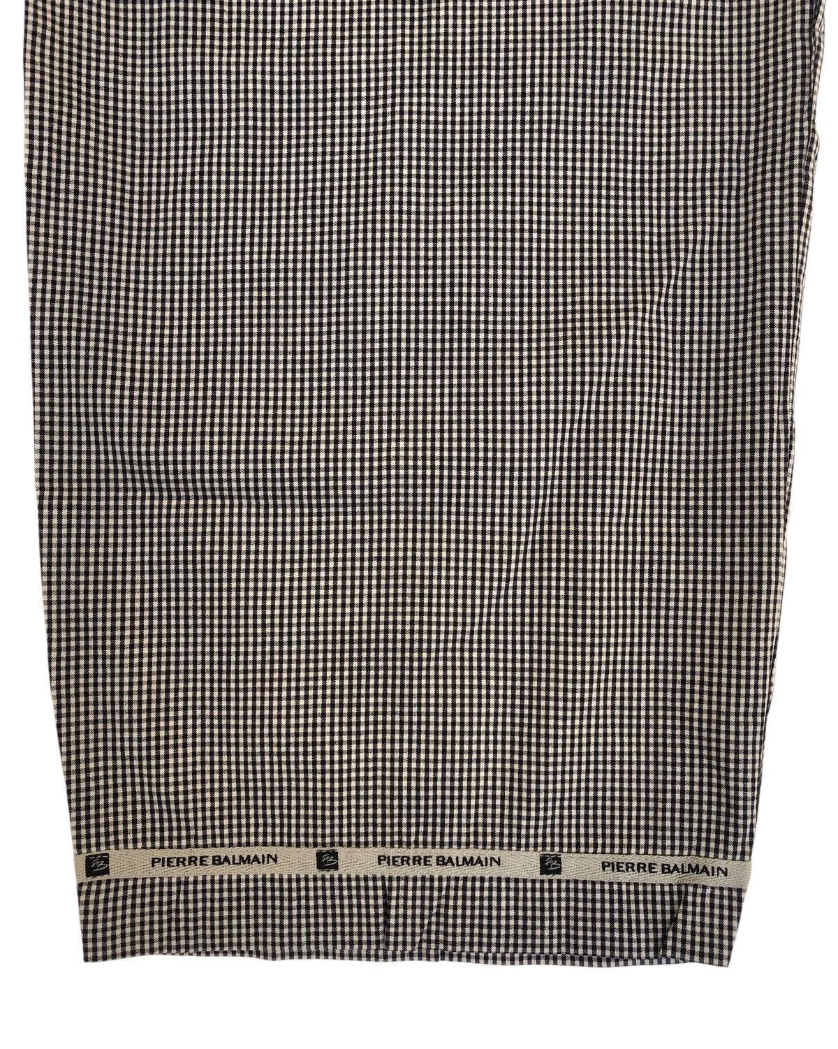 Pierre Balmain [DEADSTOCK] Pierre Balmain Cotton Check Pajamas (EZ) Pants Size US 32 / EU 48 - 3 Thumbnail