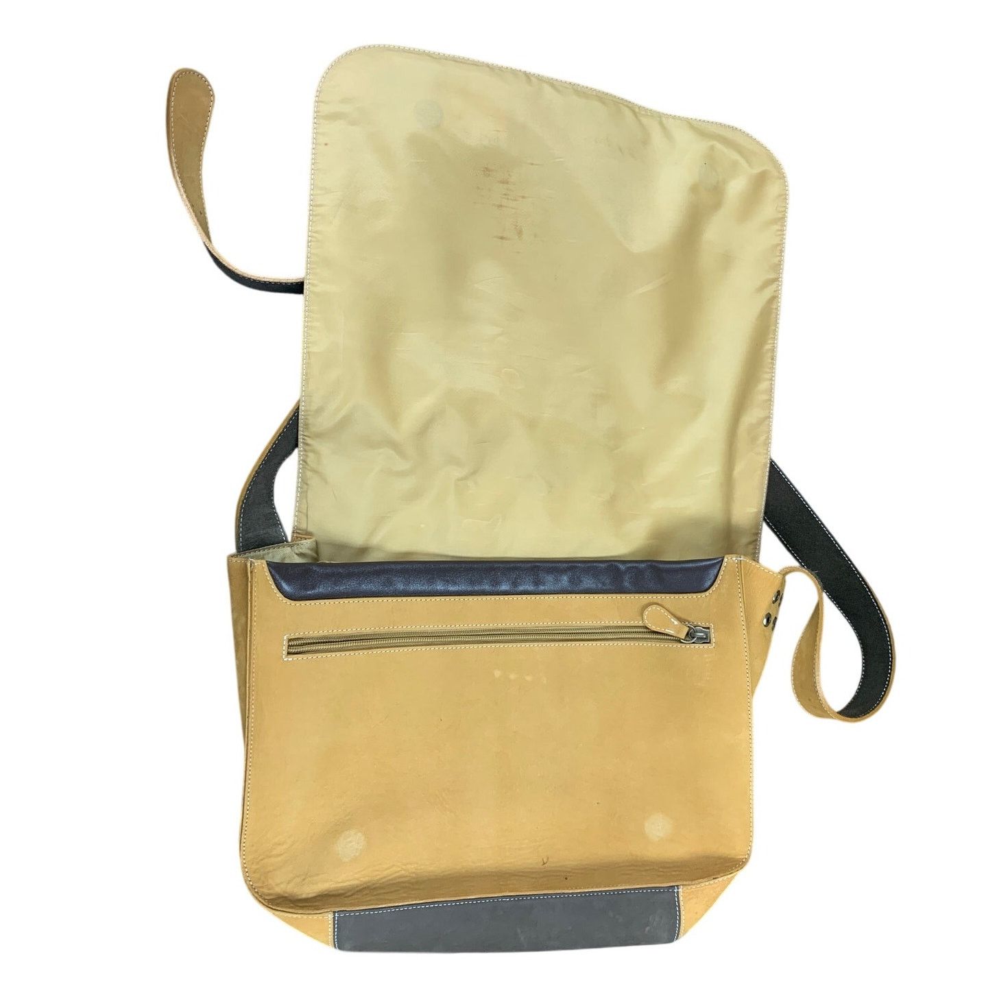 Timberland Timberland Leather Multi Pocket Magnetic Closure Bag w Flaw Size ONE SIZE - 5 Thumbnail