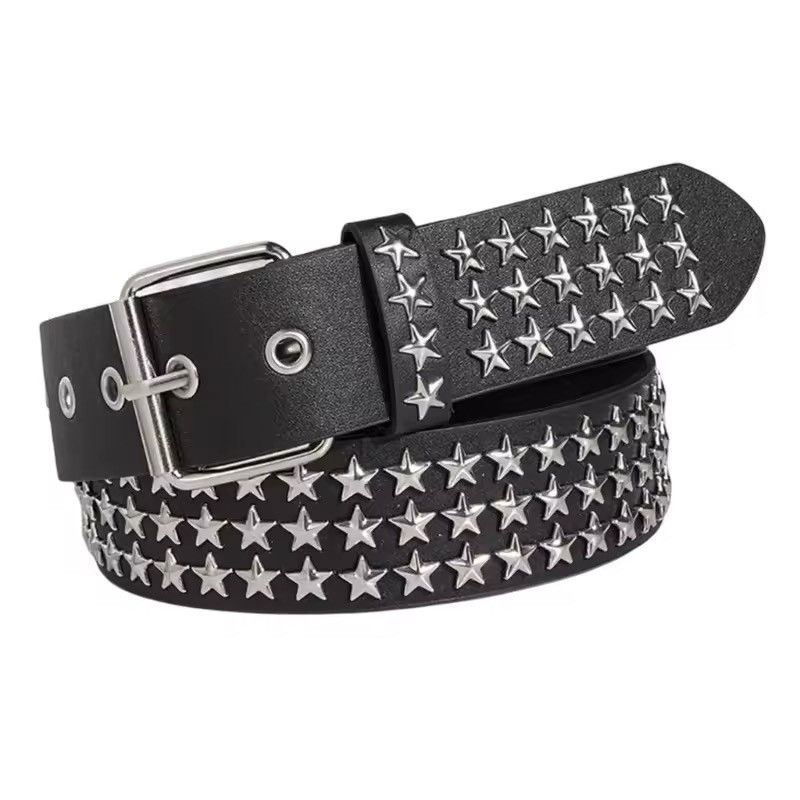 Other Stars Rivet Belt Heavy Metal Belt Size ONE SIZE - 2 Thumbnail