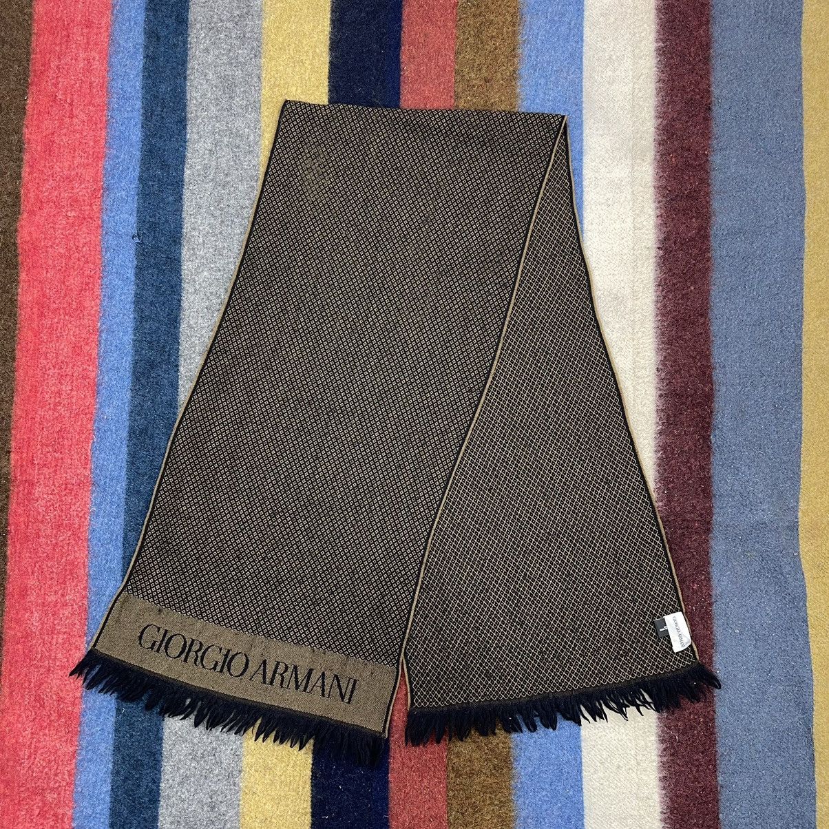 Giorgio Armani GIORGIO ARMANI Wool Muffler Scarf #1444/AX Size ONE SIZE - 1 Thumbnail