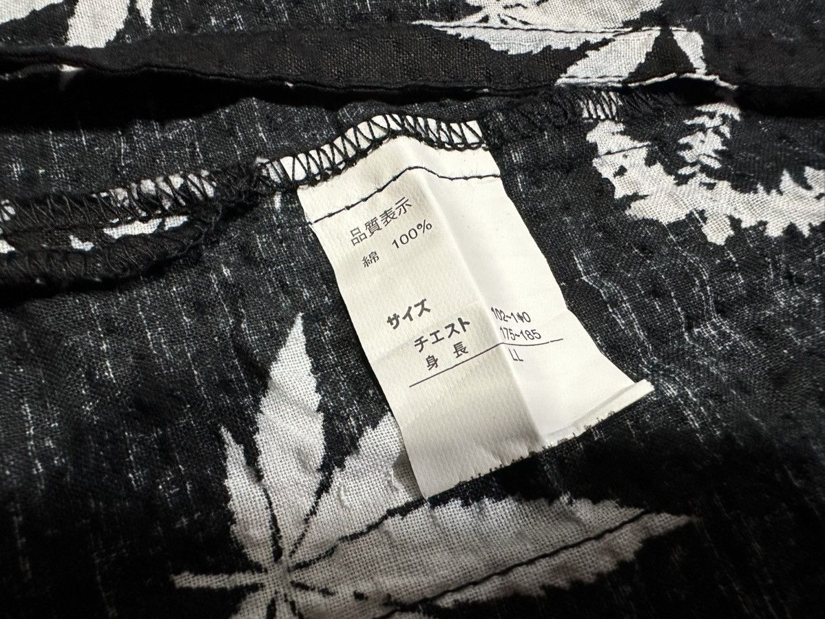 Hysteric Glamour × Japanese Brand × Vintage 🔥Sick Y2K Japanese Tradition Marijuana Peace Yukata Kimono Size US XL / EU 56 / 4 - 12 Thumbnail