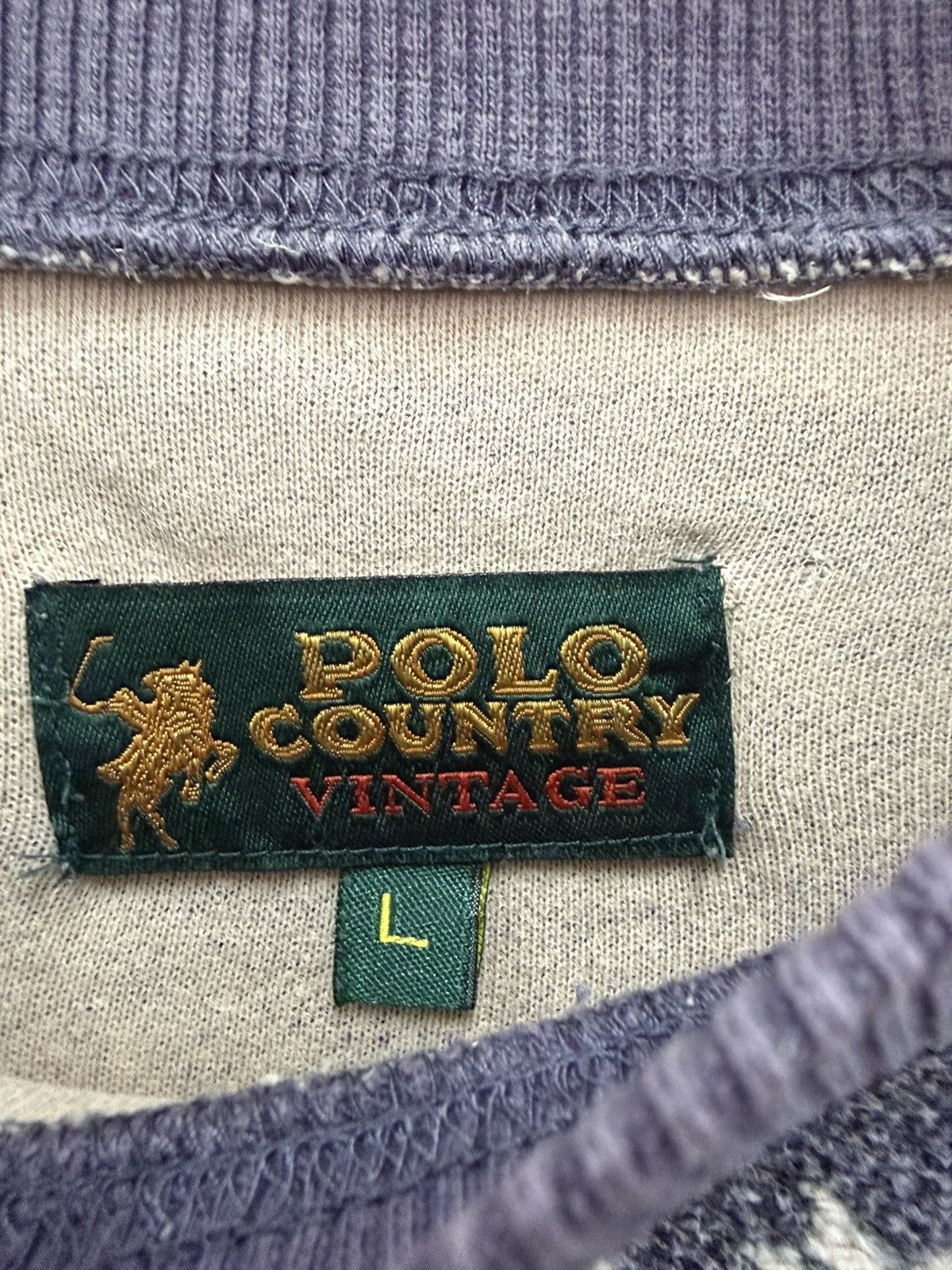 Beverly Hills Polo Club 🔥 Polo Country Aztec Navajo Design Distressed Baggy sweat Size US L / EU 52-54 / 3 - 8 Thumbnail