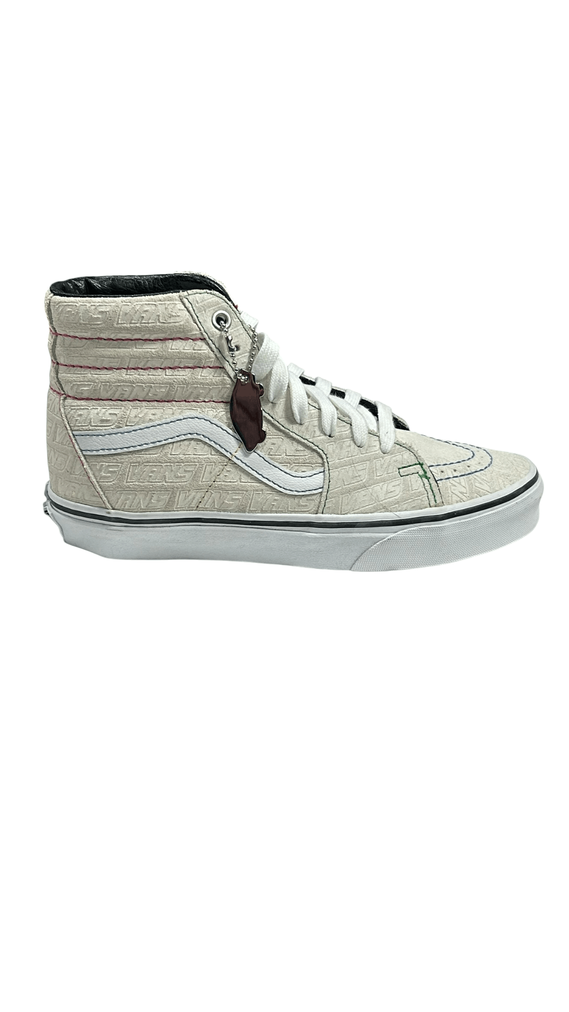 Vans Sk8-Hi Emboss White Size US 5.5 / EU 38 - 1 Thumbnail