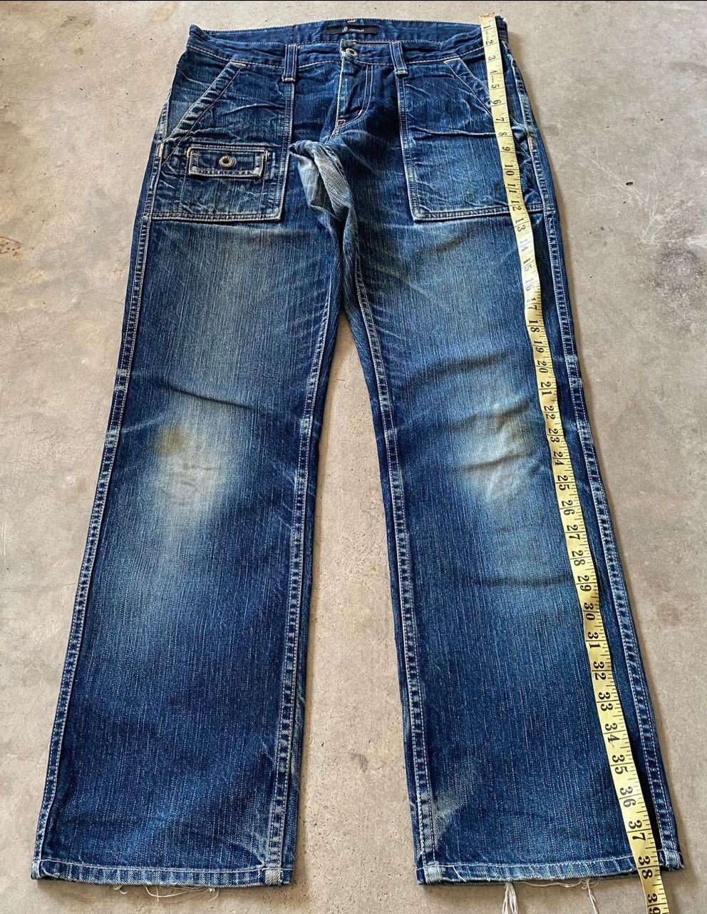 Johnbull Vintage Johnbull Bushpant Japanese Brand Distressed Denim Size US 31 - 9 Thumbnail
