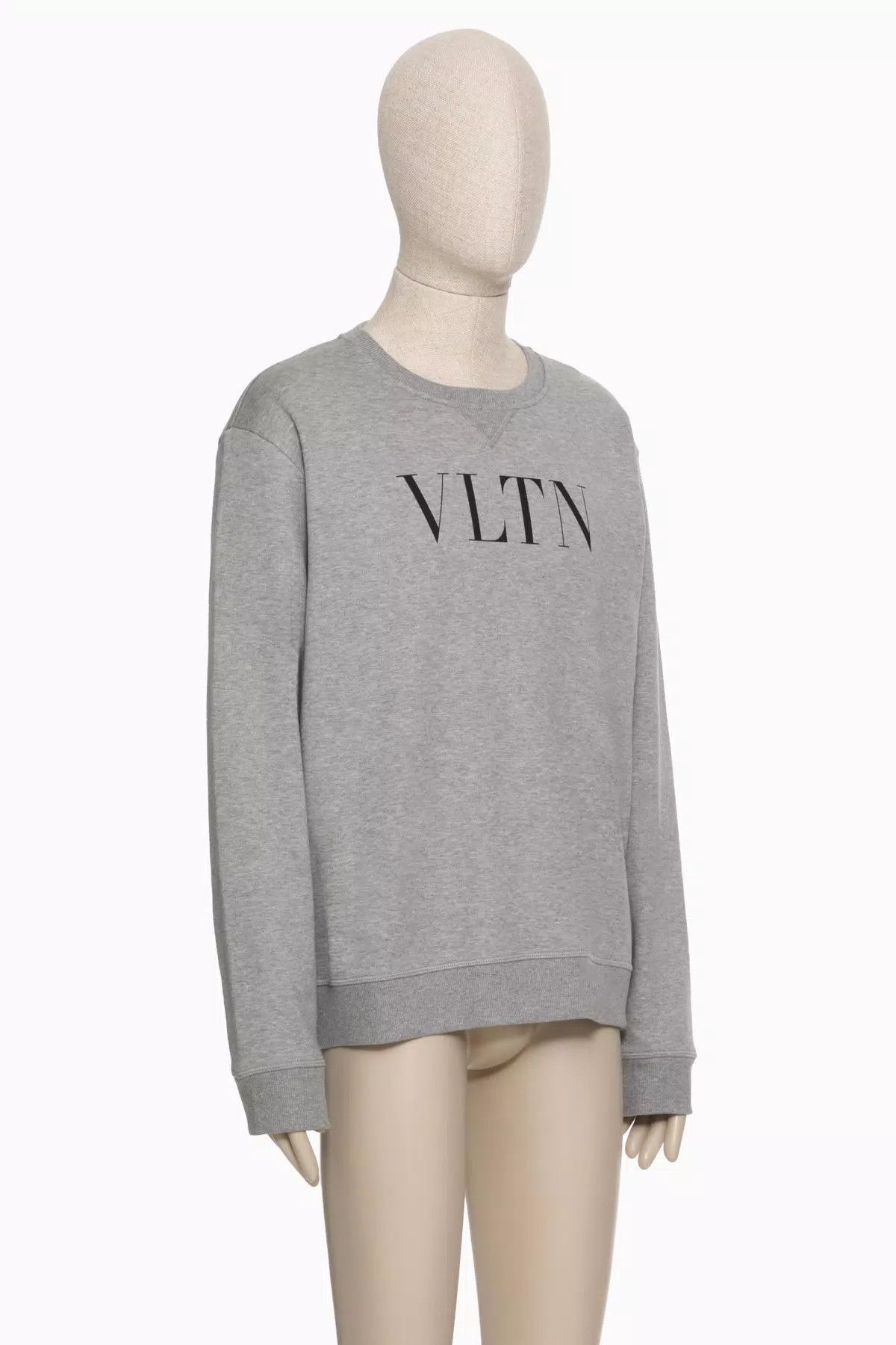 Valentino oc11z0725 Vltn Crew Neck Sweatshirt in Light Grey Size US XS / EU 42 / 0 - 2 Thumbnail