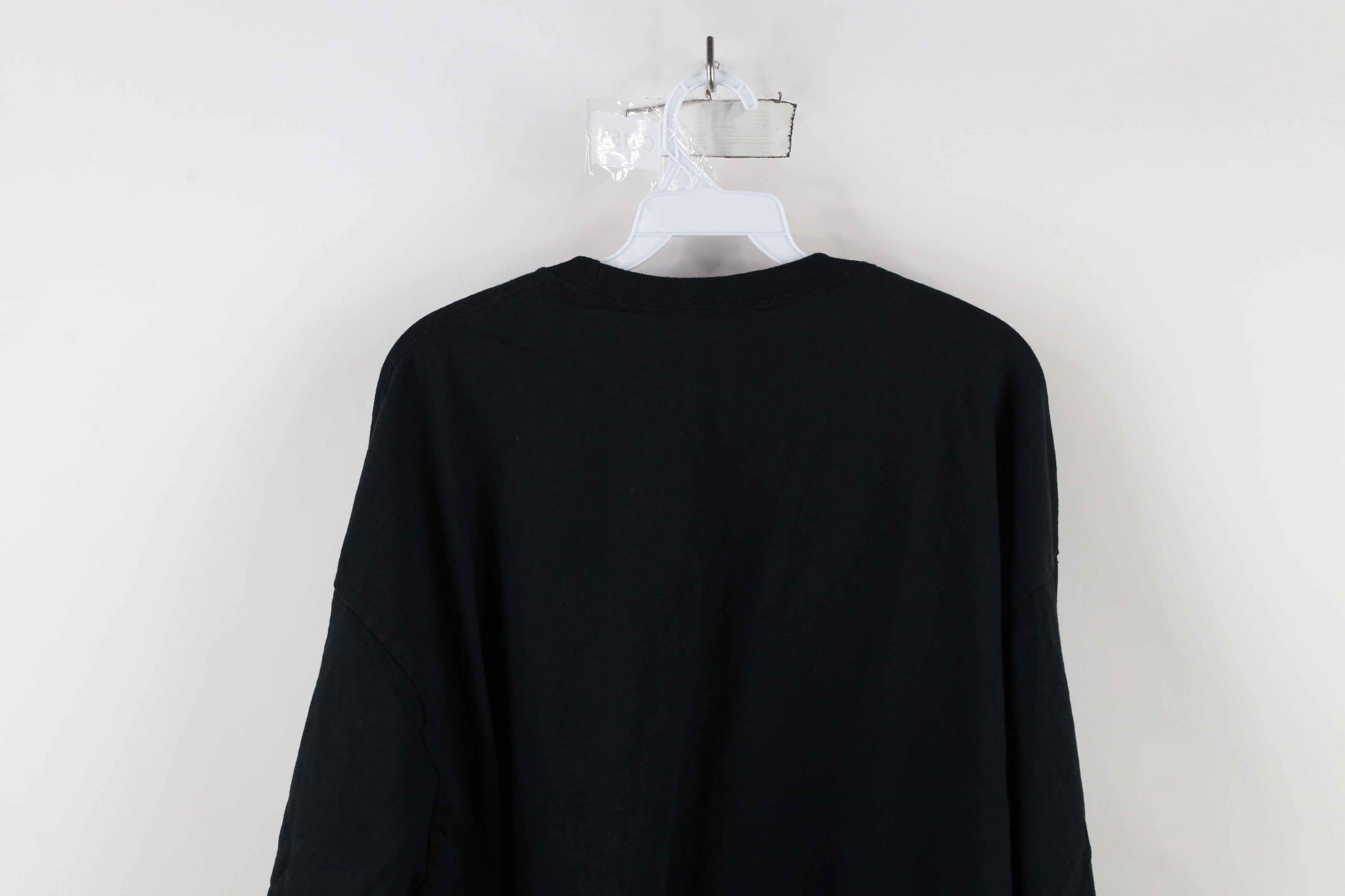 Vintage Vintage 90s Streetwear Long Sleeve T-Shirt Black Cotton Size US XXL / EU 58 / 5 - 7 Thumbnail