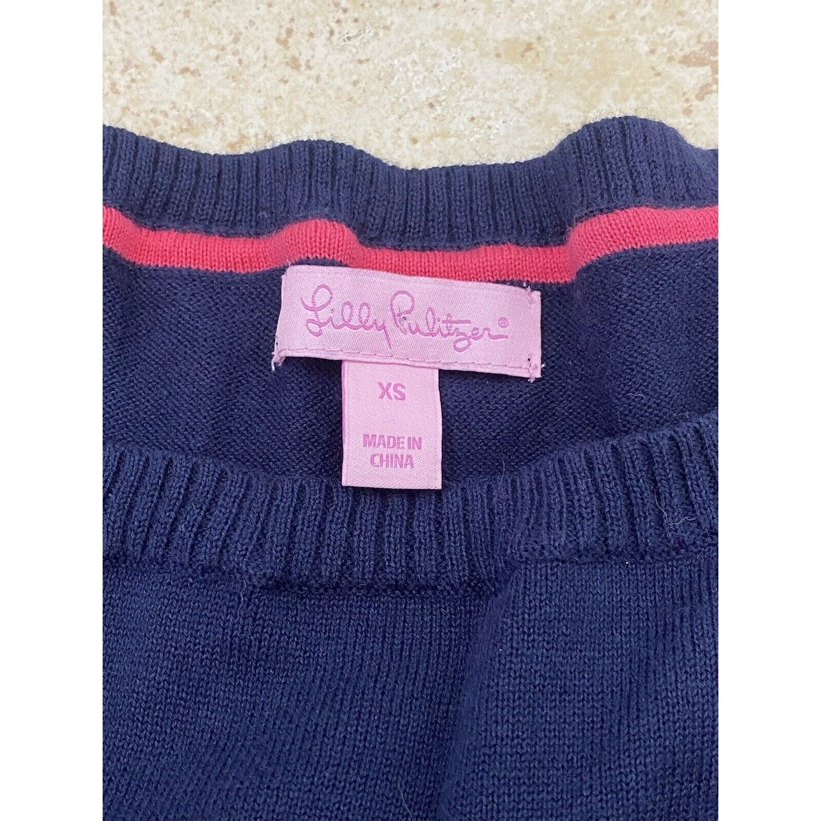 Lilly Pulitzer Lilly Pulitzer Marielle Firecracker Sweater Long Sleeve Size XS / US 0-2 / IT 36-38 - 5 Thumbnail
