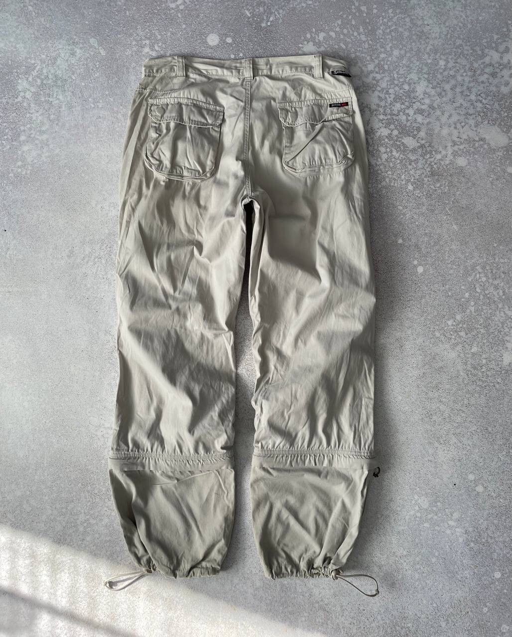 Schott Vintage 90s Schott Cargo Parachute Baggy Transformer Pants Size US 34 / EU 50 - 6 Thumbnail