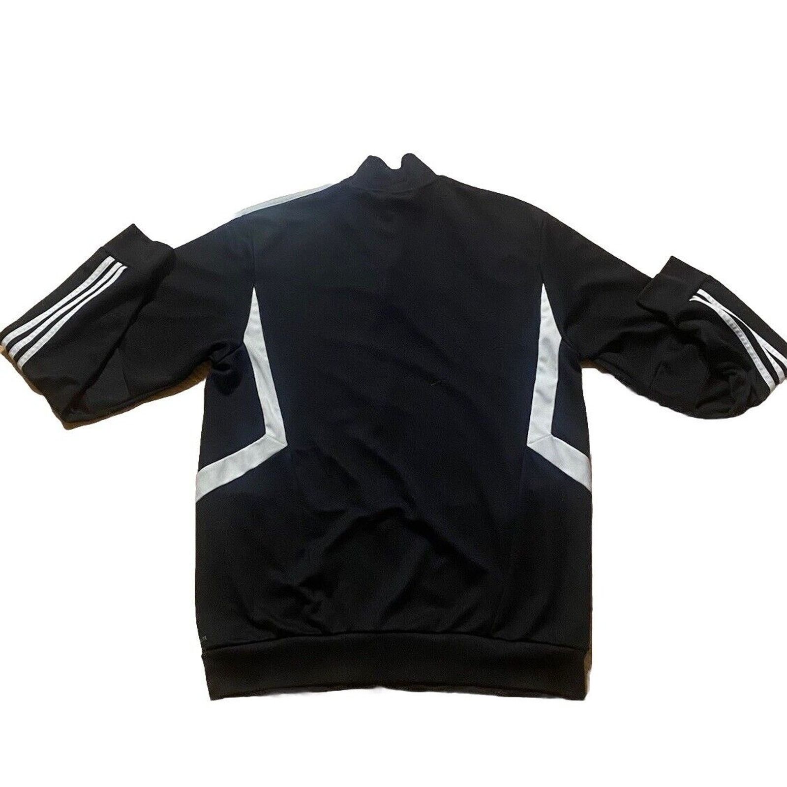 Adidas Adidas Men's 3 Striped Zip Up & Pocket Sweatshirt Size M Size US M / EU 48-50 / 2 - 5 Thumbnail