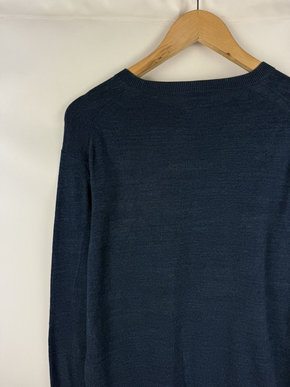 Allsaints × Japanese Brand Allsaints Fritz Crew Lightweight Cotton Sweater Pullover Size US M / EU 48-50 / 2 - 16 Thumbnail