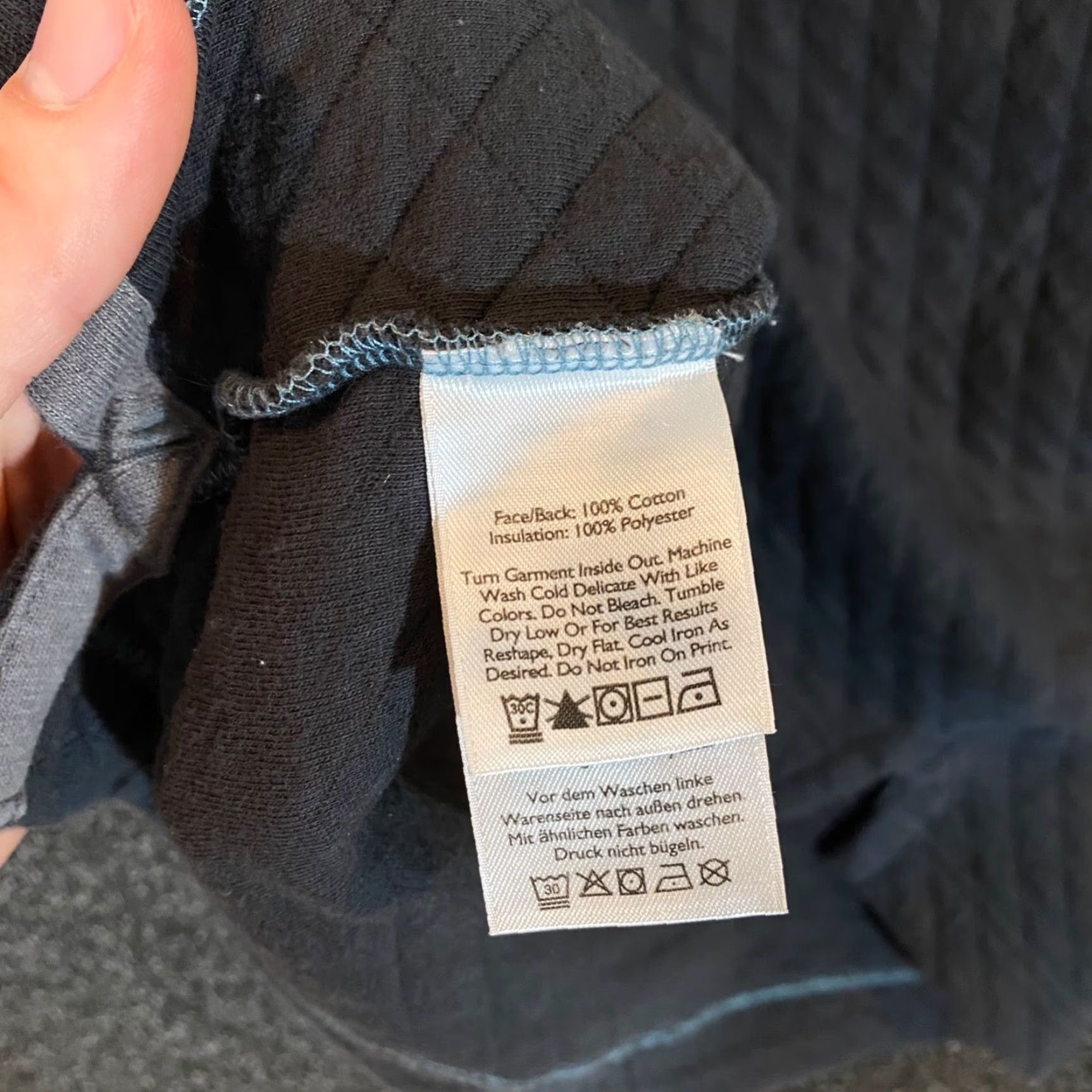 Eddie Bauer VINTAGE Eddie Bauer Mens Large Gray Quilted 1/2 Zip Sweater Pullover Outdoor Casual Winter Size US L / EU 52-54 / 3 - 3 Thumbnail