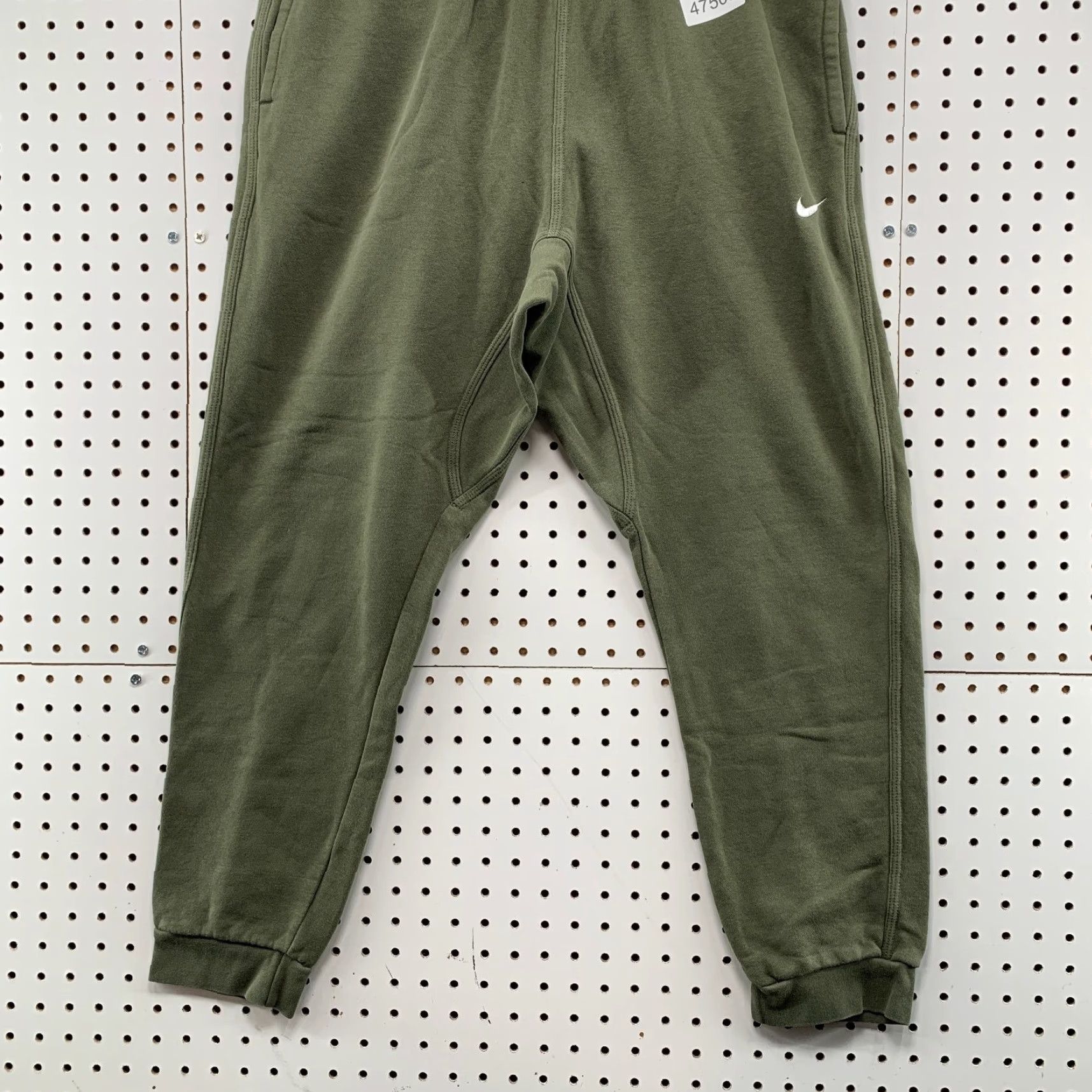 Nike VINTAGE Nike Joggers Sweatpants Mens XL Olive Green Fleece Tapered 32x28.5 Size US 36 / EU 52 - 5 Thumbnail