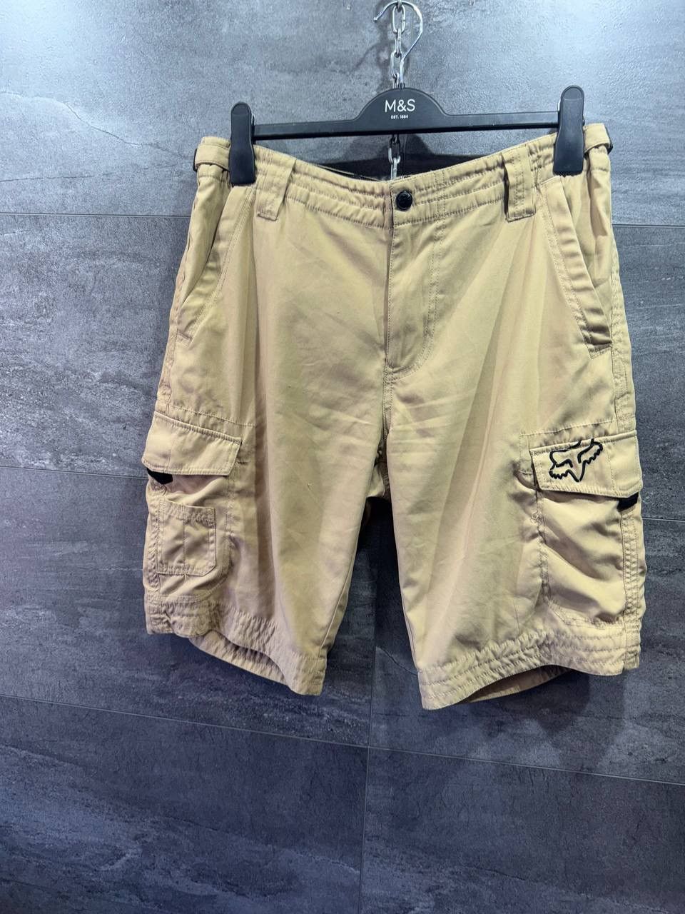 Vintage Fox Hydro Series Racing Rider Cargo Pocket Shorts Size US 34 / EU 50 - 5 Thumbnail