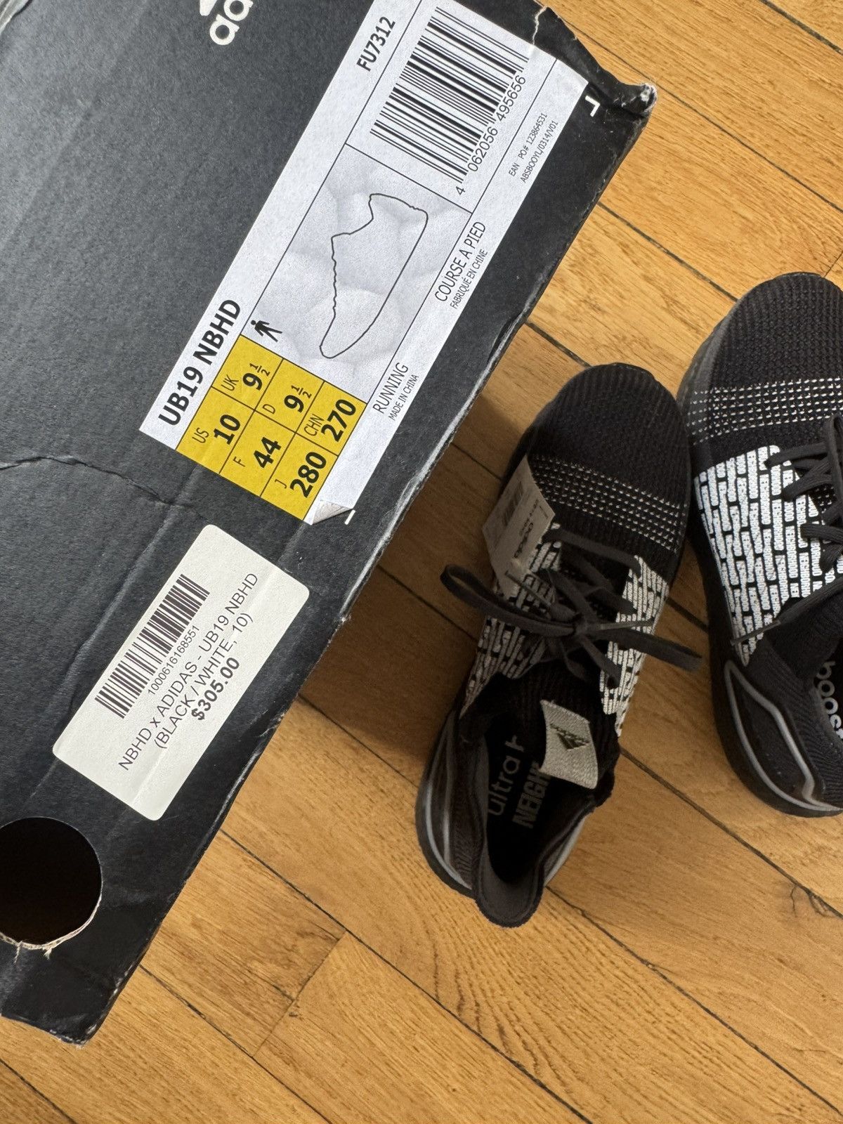 Adidas × Neighborhood Ultra Boost 19 NBHD Size US 10 / EU 43 - 8 Thumbnail