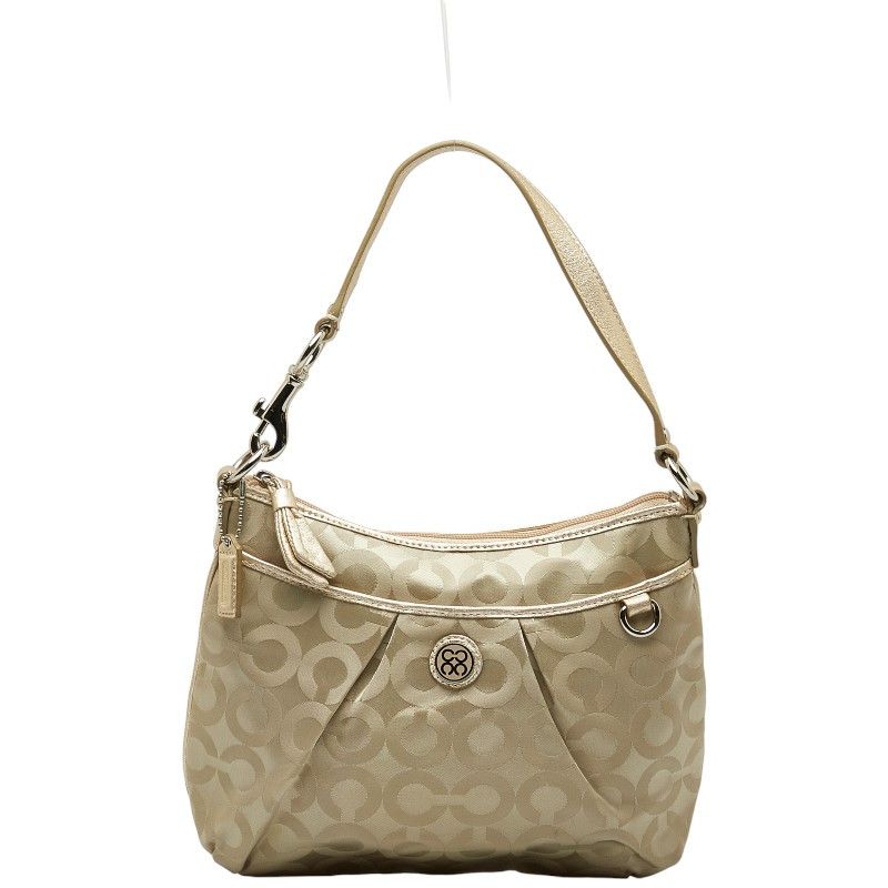 image of Coach Opus Art One Shoulder Bag Handbag Canvas In in Brown, Women's