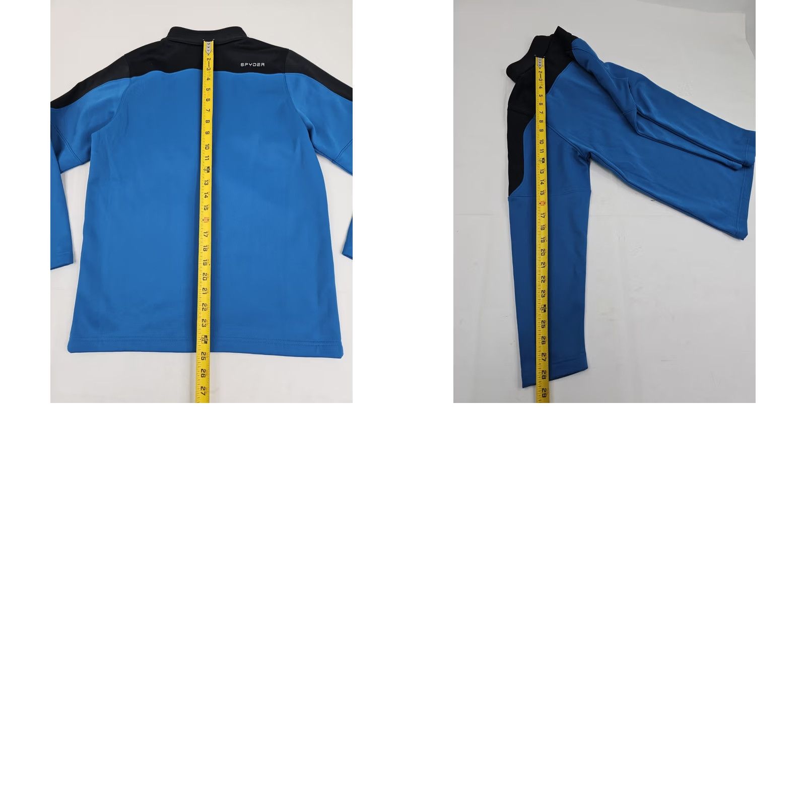Spyder Spyder Sweater Pullover 1/4 Zip Fleece Men S Black Blue Two Tone 38 Chest Size US S / EU 44-46 / 1 - 9 Thumbnail