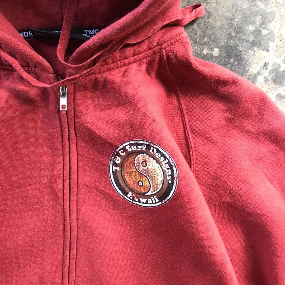 Vintage 2000’s zipper hoodie piko surf Size US L / EU 52-54 / 3 - 3 Thumbnail