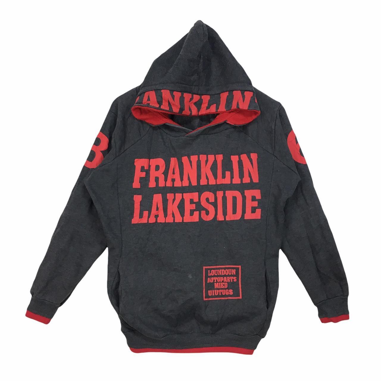 Vintage Vtg FRANKLIN LAKESIDE Hoodie Sweatshirt Size US L / EU 52-54 / 3 - 1 Thumbnail