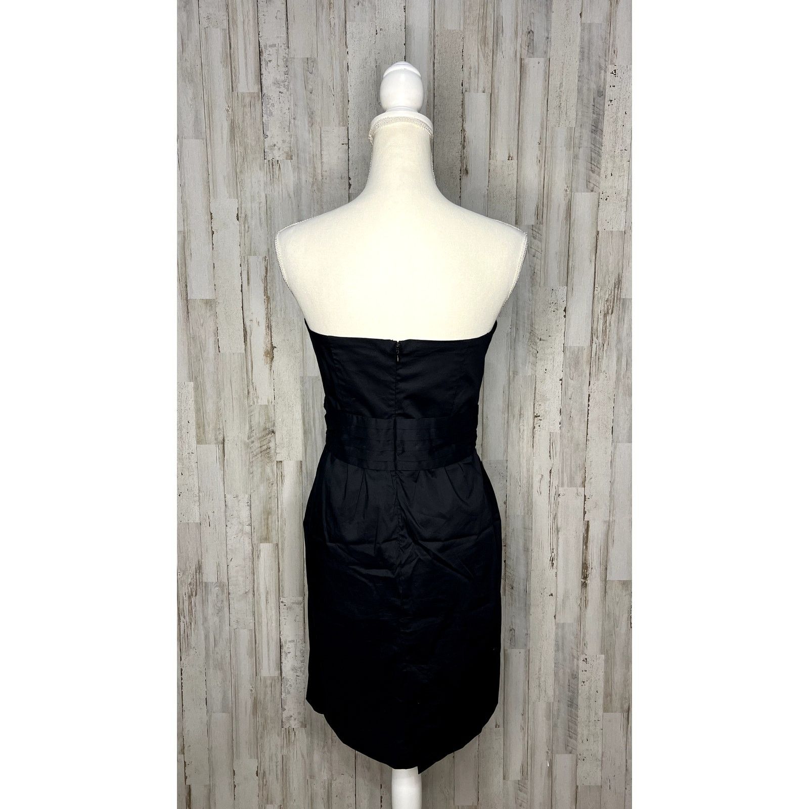 Banana Republic Banana Republic Women's Strapless Black Knee Length Dress Size M / US 6-8 / IT 42-44 - 4 Thumbnail