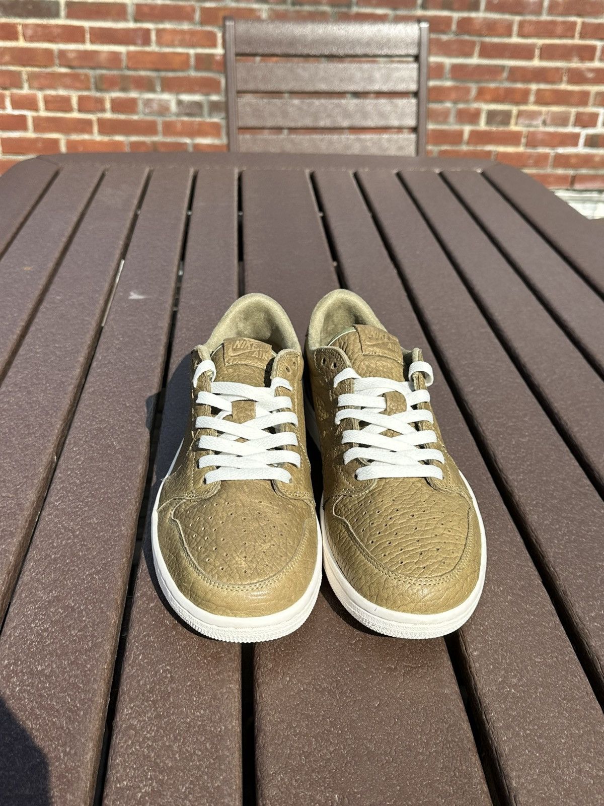 Jordan Brand “Trooper Olive” NS Jordan 1 Retro Low Size US 11 / EU 44 - 2 Thumbnail