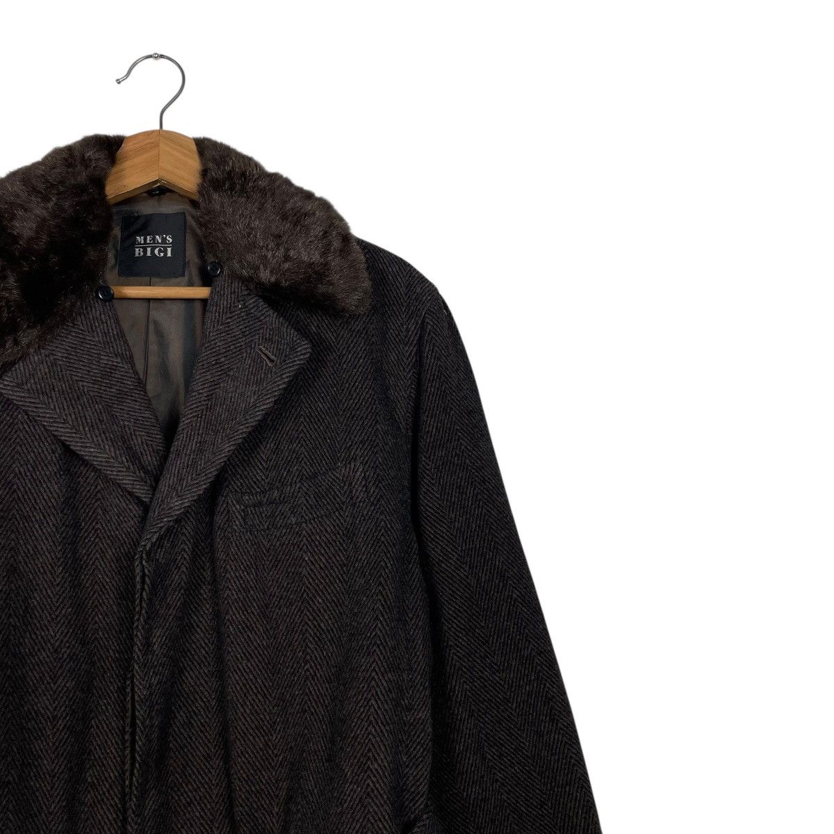 BIGI Men's Bigi Fur Wool Jacket Size US M / EU 48-50 / 2 - 5 Thumbnail