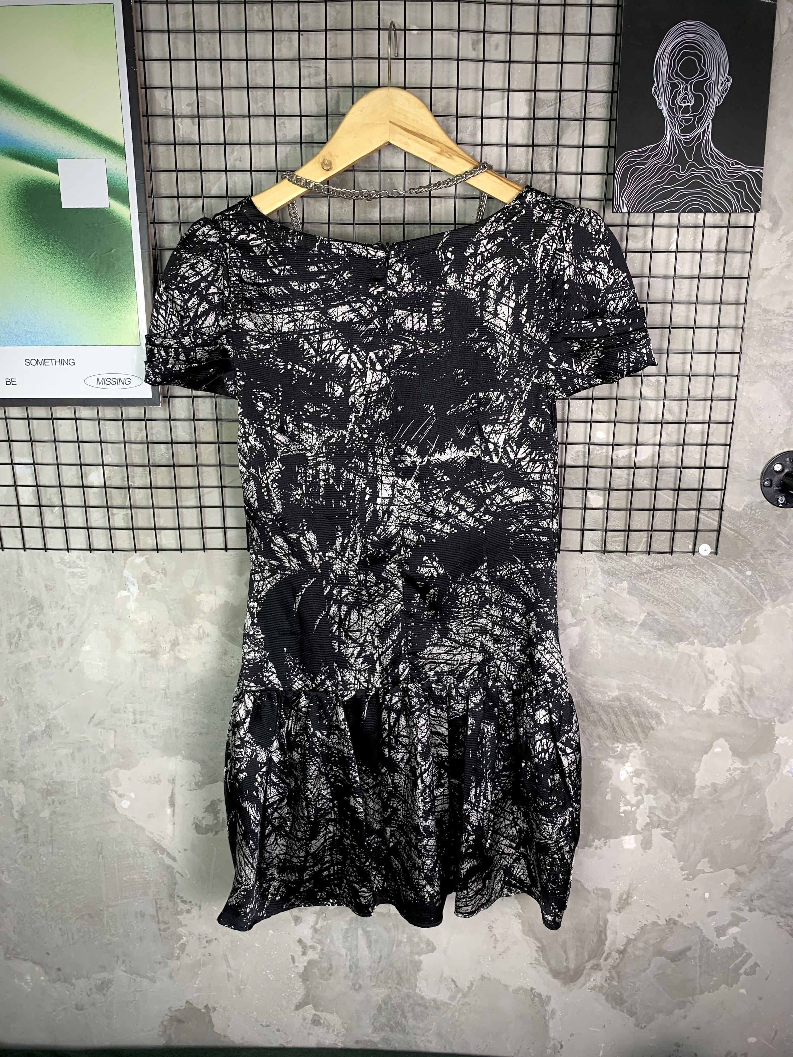 Just Cavalli Just Cavalli Abstract Texture Mini Dress Indie Grunge Size XS / US 0-2 / IT 36-38 - 6 Thumbnail