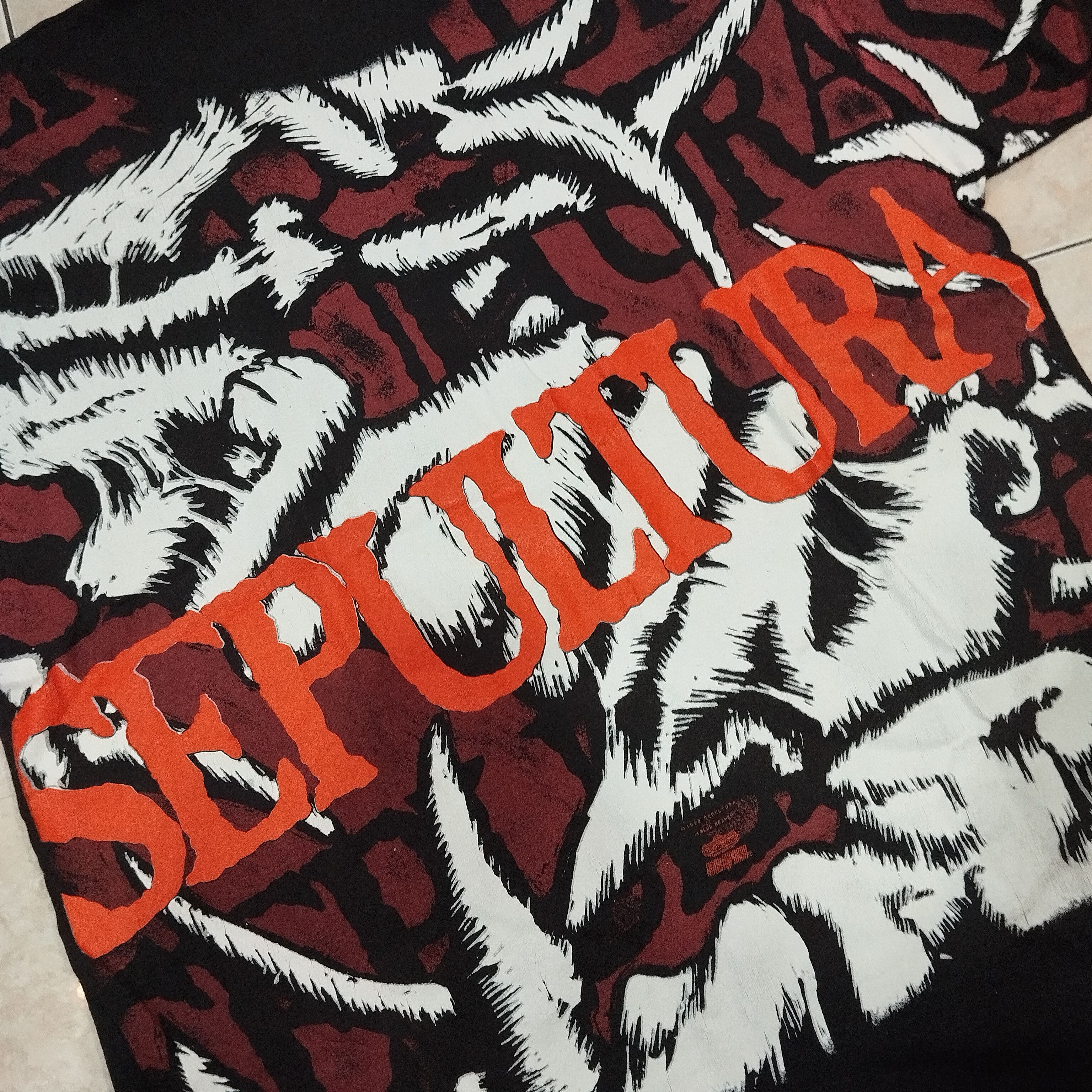 Band Tees × Vintage Sepultura Size US XL / EU 56 / 4 - 3 Thumbnail