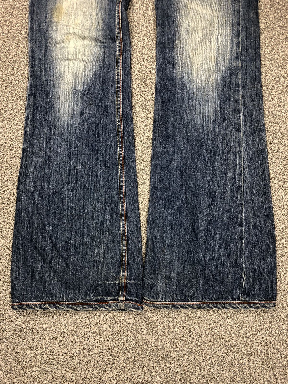 Japanese Brand Vintage Japanese Brands Nude Faded Flare Jeans Size 30" / US 8 / IT 44 - 4 Thumbnail