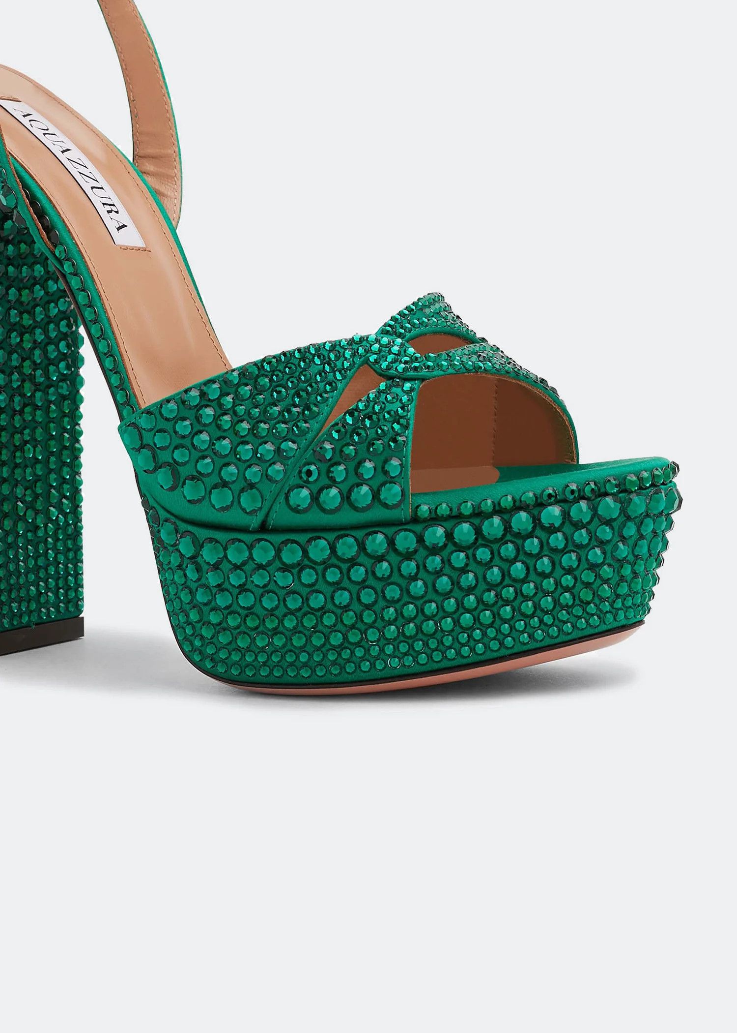 Aquazzura o1srvl11e1024 Sandal in Green Size US 9 / IT 39 - 3 Thumbnail