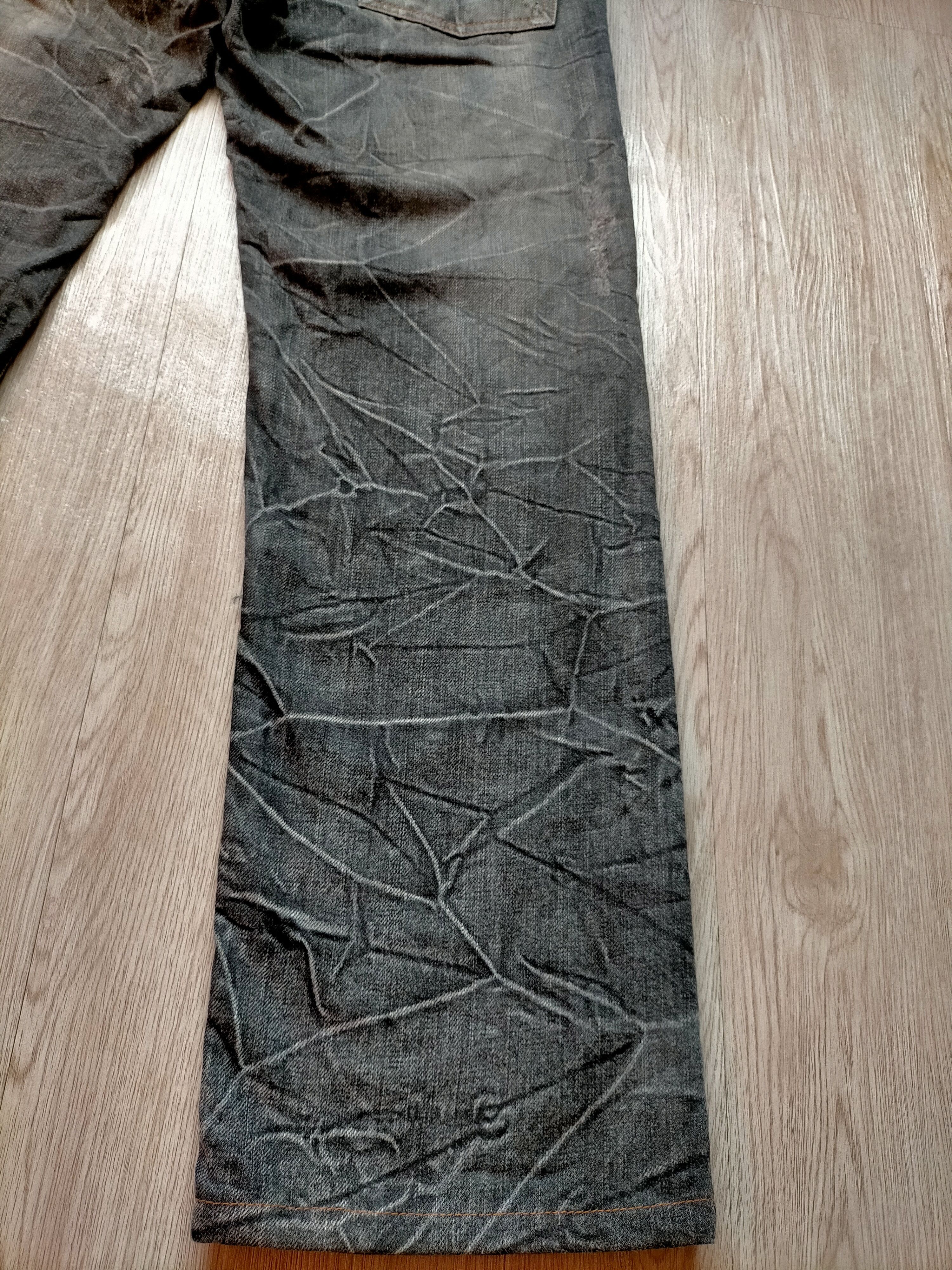 If Six Was Nine × Japanese Brand Nylaus Clothing Double Waist Black Jeans Size US 32 / EU 48 - 13 Thumbnail