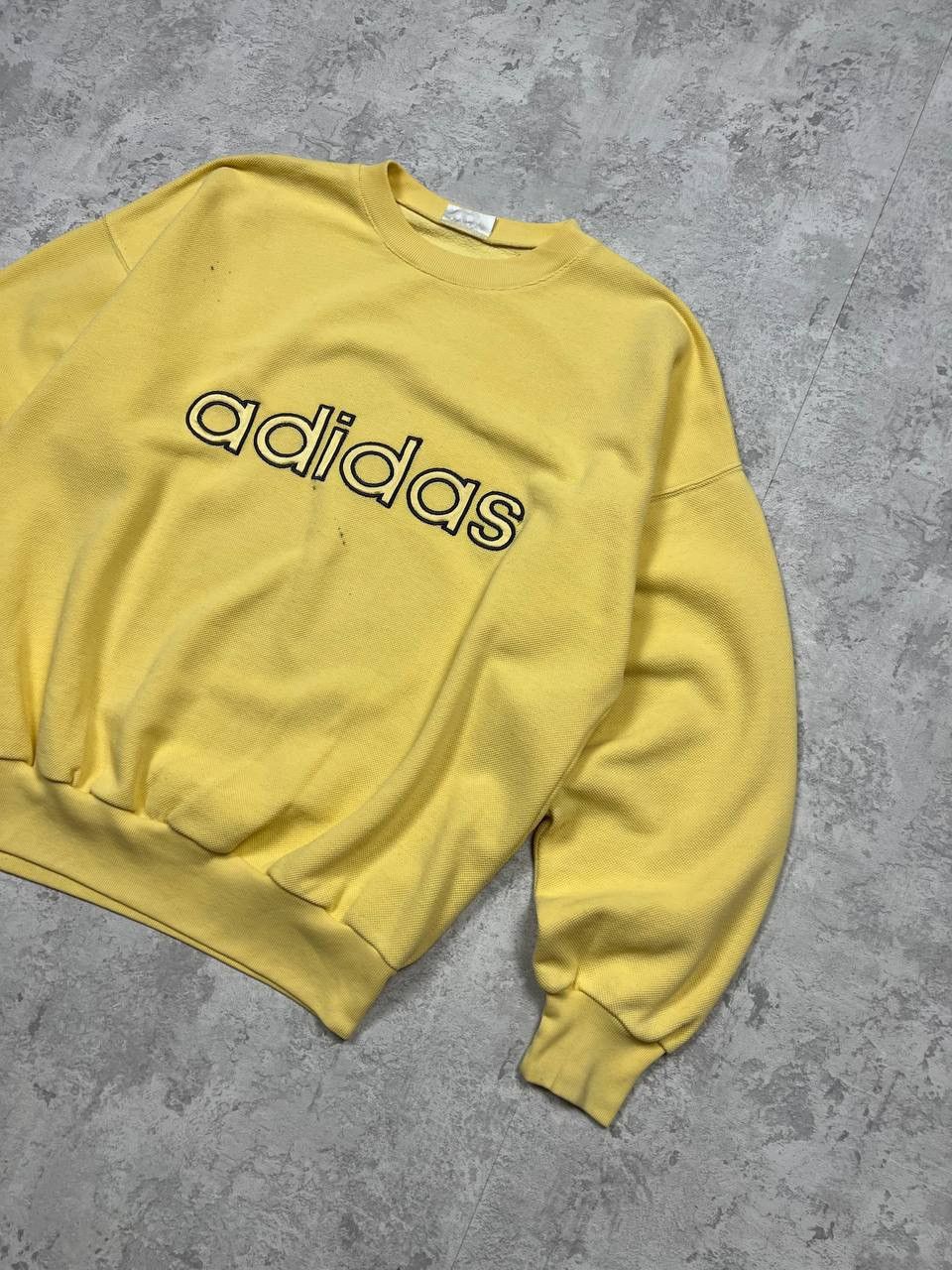 Vintage Adidas Oversize Sweatshirt Big Embroidered Logo