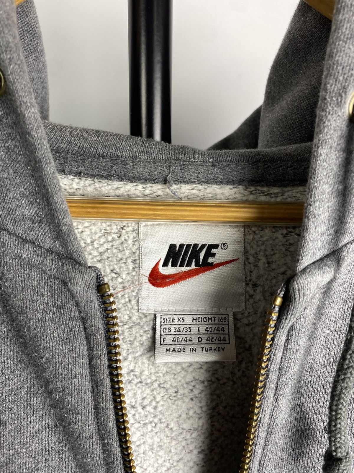 Nike × Nike ACG × Vintage Vintage Nike 90s Shox Zip-Up Hoodie BIg Logo Size US M / EU 48-50 / 2 - 6 Thumbnail