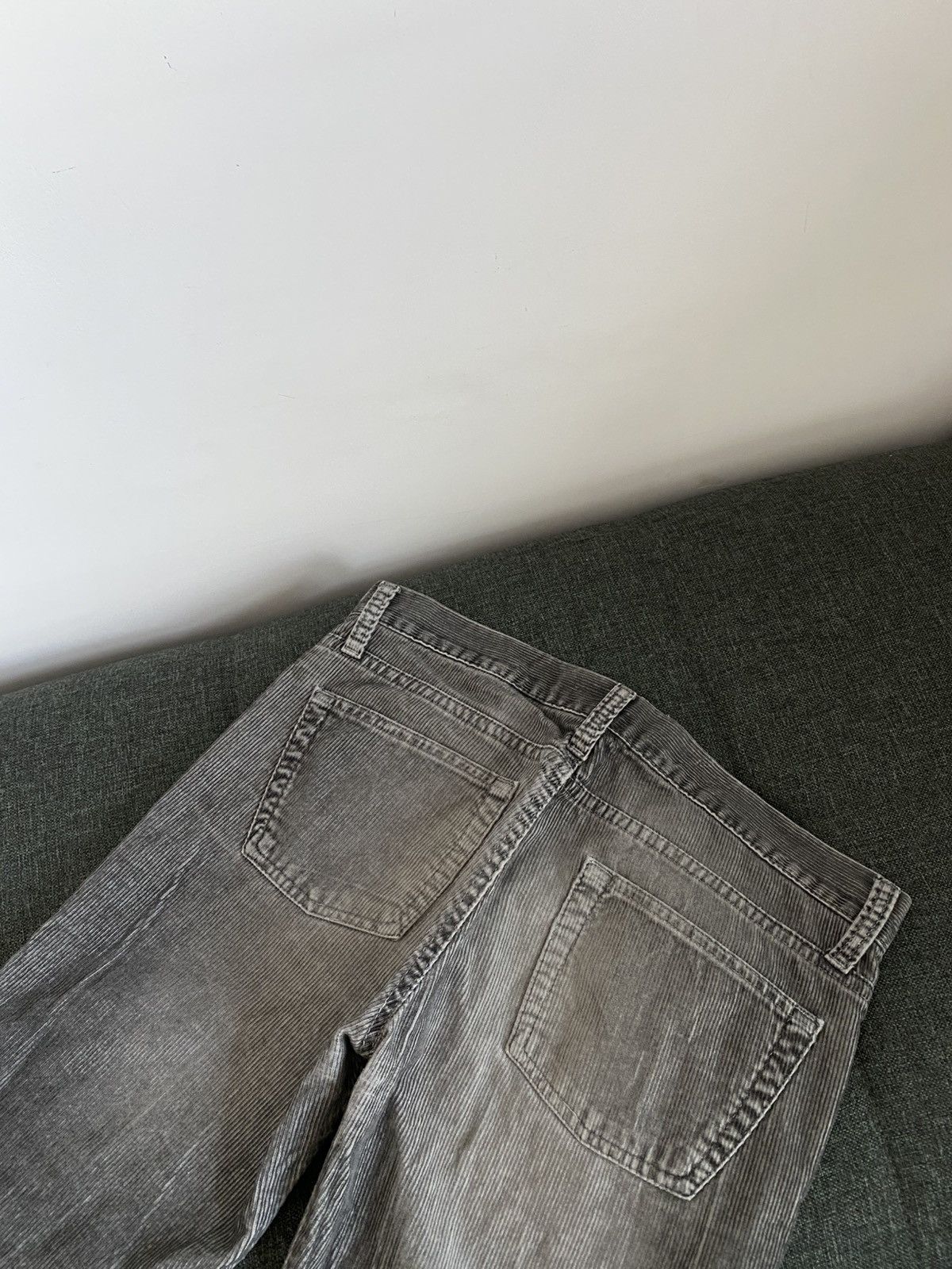 Hysteric Glamour Vintage Avant Garde Flared Velour Corduroy Pants Y2K Slim Size US 32 / EU 48 - 8 Thumbnail