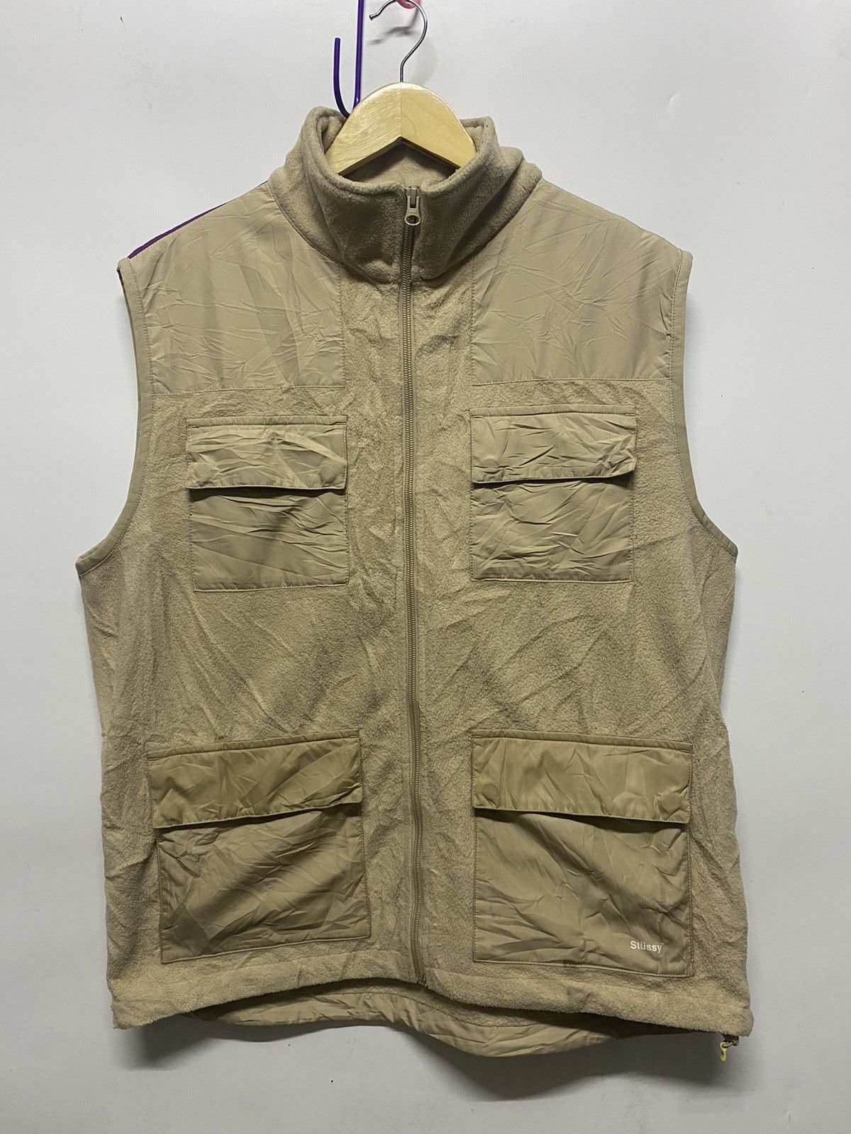 Stussy Stussy Sherpa Fleece Vest Pockets Jacket Size US L / EU 52-54 / 3 - 1 Thumbnail