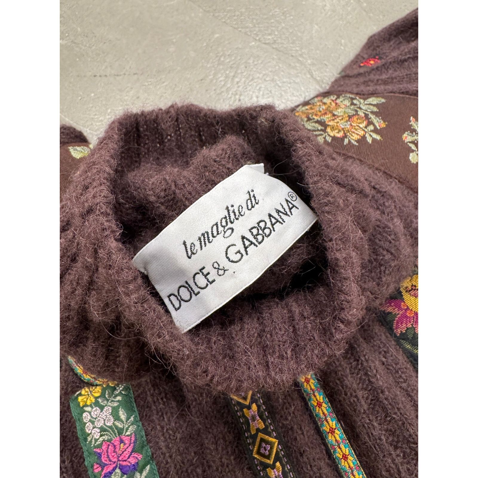 Dolce & Gabbana 1990s Dolce & Gabbana “Le maglie” oversized knit Size XL / US 12-14 / IT 48-50 - 5 Thumbnail