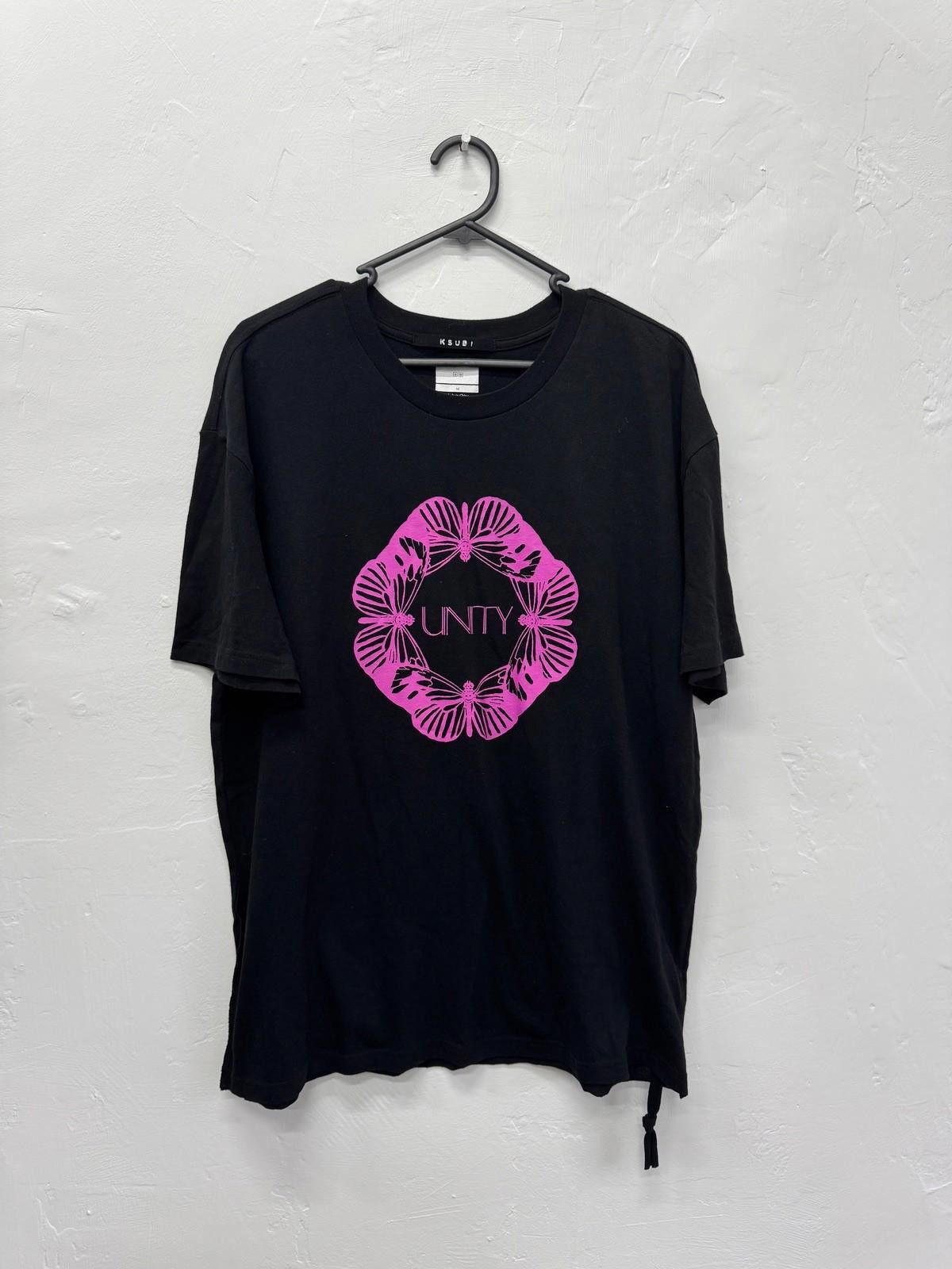 Ksubi new ksubi tee t-shirt top mens unity fly pink black medium m Size US M / EU 48-50 / 2 - 1 Thumbnail