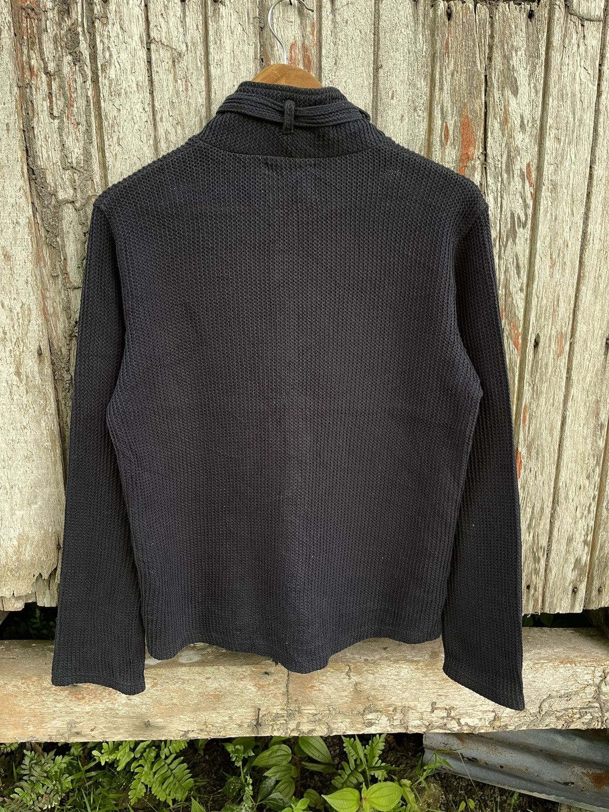 Tornado Mart O Zero by Tornado Mart Waffle Knit High-Neck Jacket Size US M / EU 48-50 / 2 - 6 Thumbnail