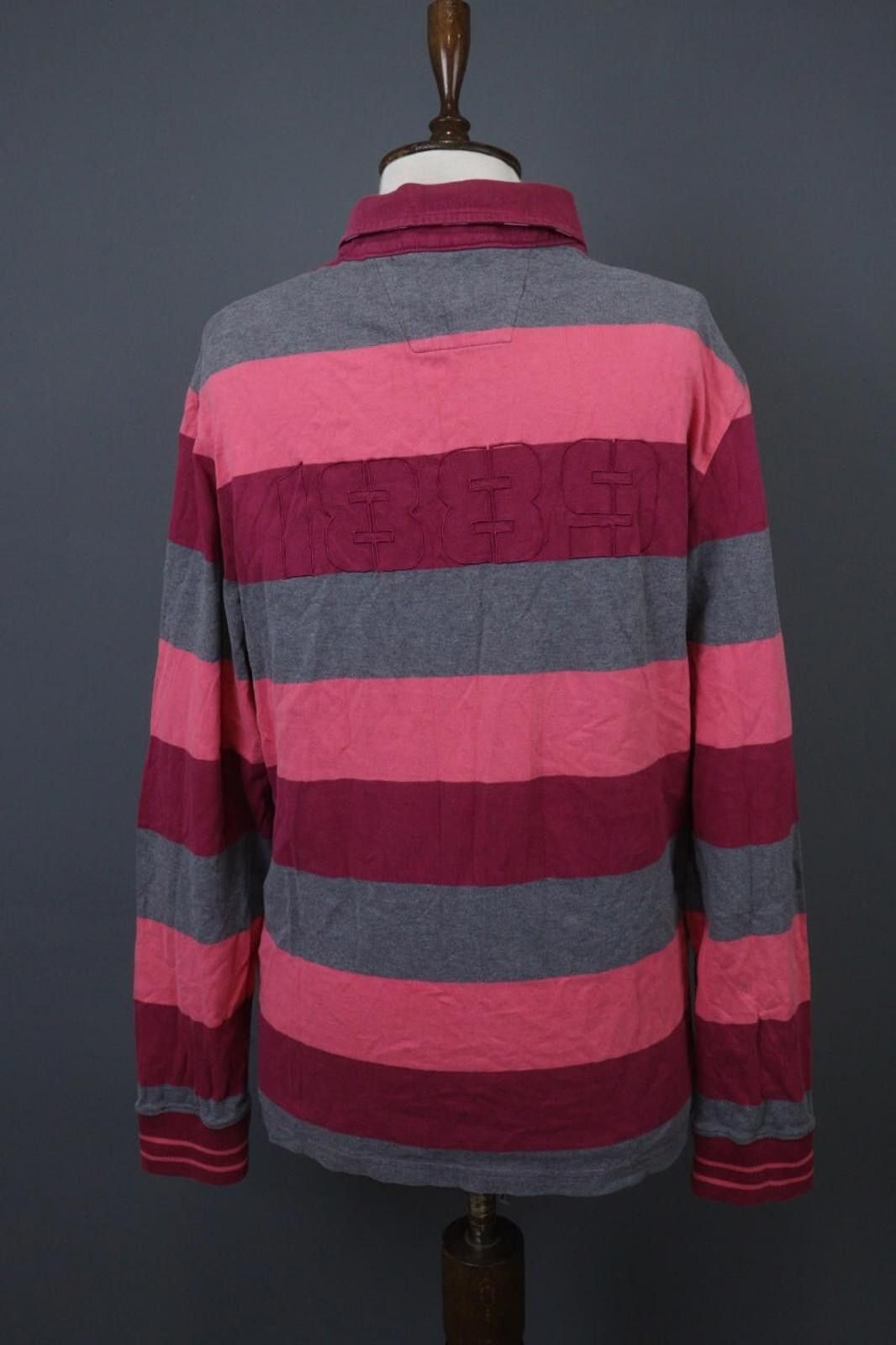 Saint James Saint James Multi Striped Cotton Collared Polo Shirt Size 38 Size US M / EU 48-50 / 2 - 8 Thumbnail