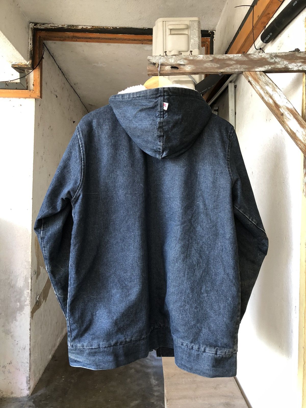 Polo Ralph Lauren Vintage Polo Ralph Lauren Denim Sherpa Jacket With Hoodie Size US XL / EU 56 / 4 - 2 Thumbnail