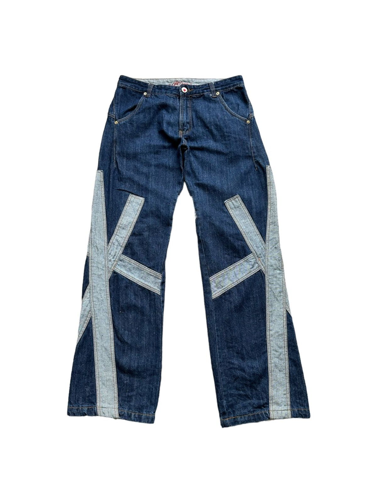 If Six Was Nine 2000's Go Ism hybrid raver jean Size US 34 / EU 50 - 1 Thumbnail