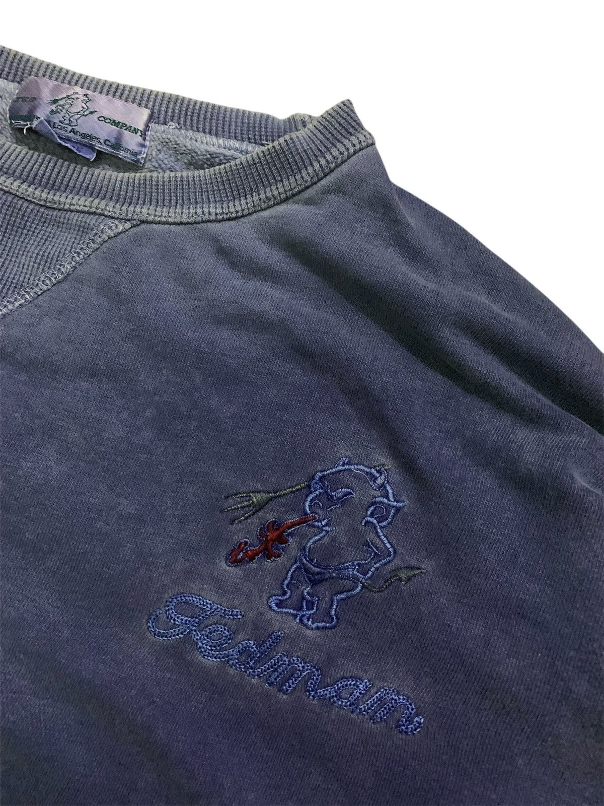 Tedman × Toyo Enterprises Vintage Ted Company Devil Embroidered Sweatshirt Size US L / EU 52-54 / 3 - 6 Thumbnail